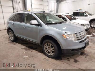 2008 Ford EDGE SEL, light blue — VIN 2FMDK48C38BA35588, IAAI