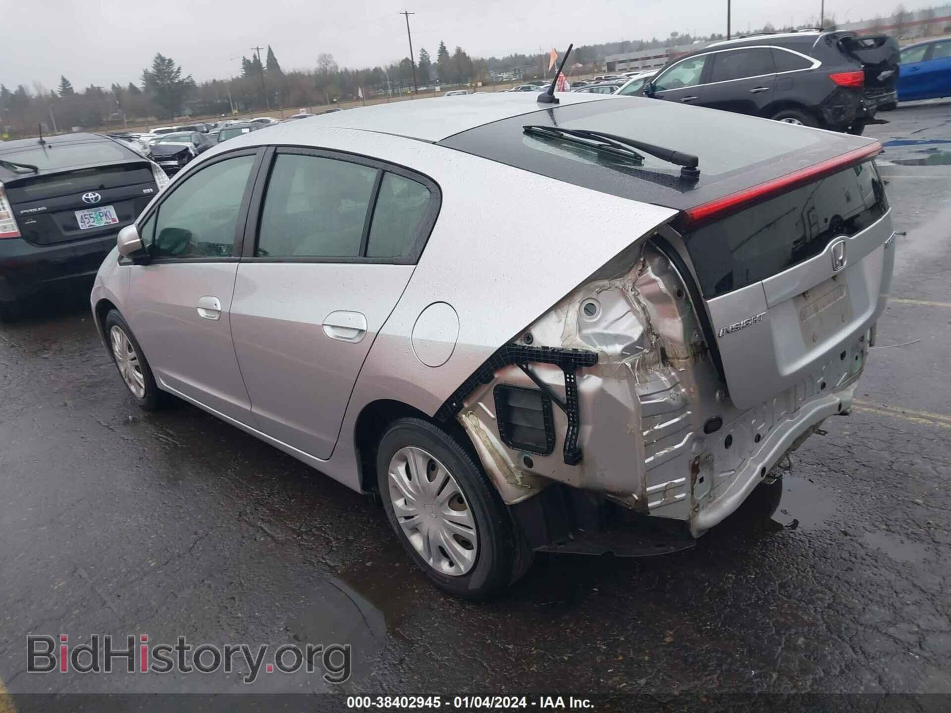 2010 HONDA INSIGHT - VIN: JHMZE2H52AS018332 - Фото 3