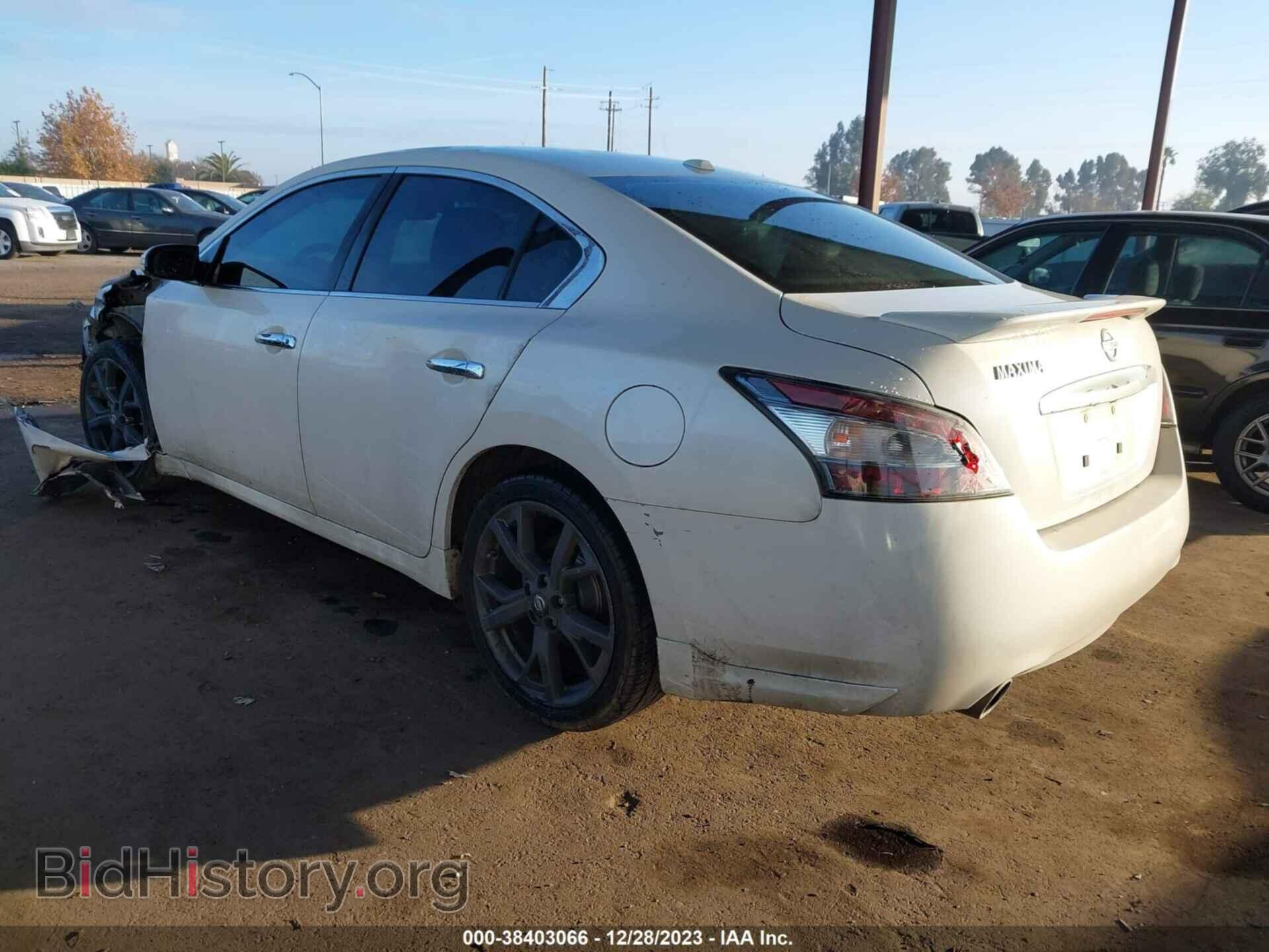 2013 NISSAN MAXIMA - VIN: 1N4AA5AP4DC825575 - Фото 3
