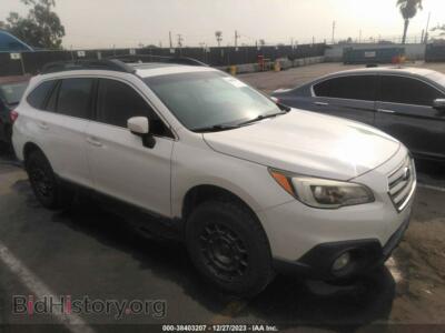 2016 Subaru OUTBACK 2.5I Premium, white — VIN 4S4BSBDC8G3214323, IAAI