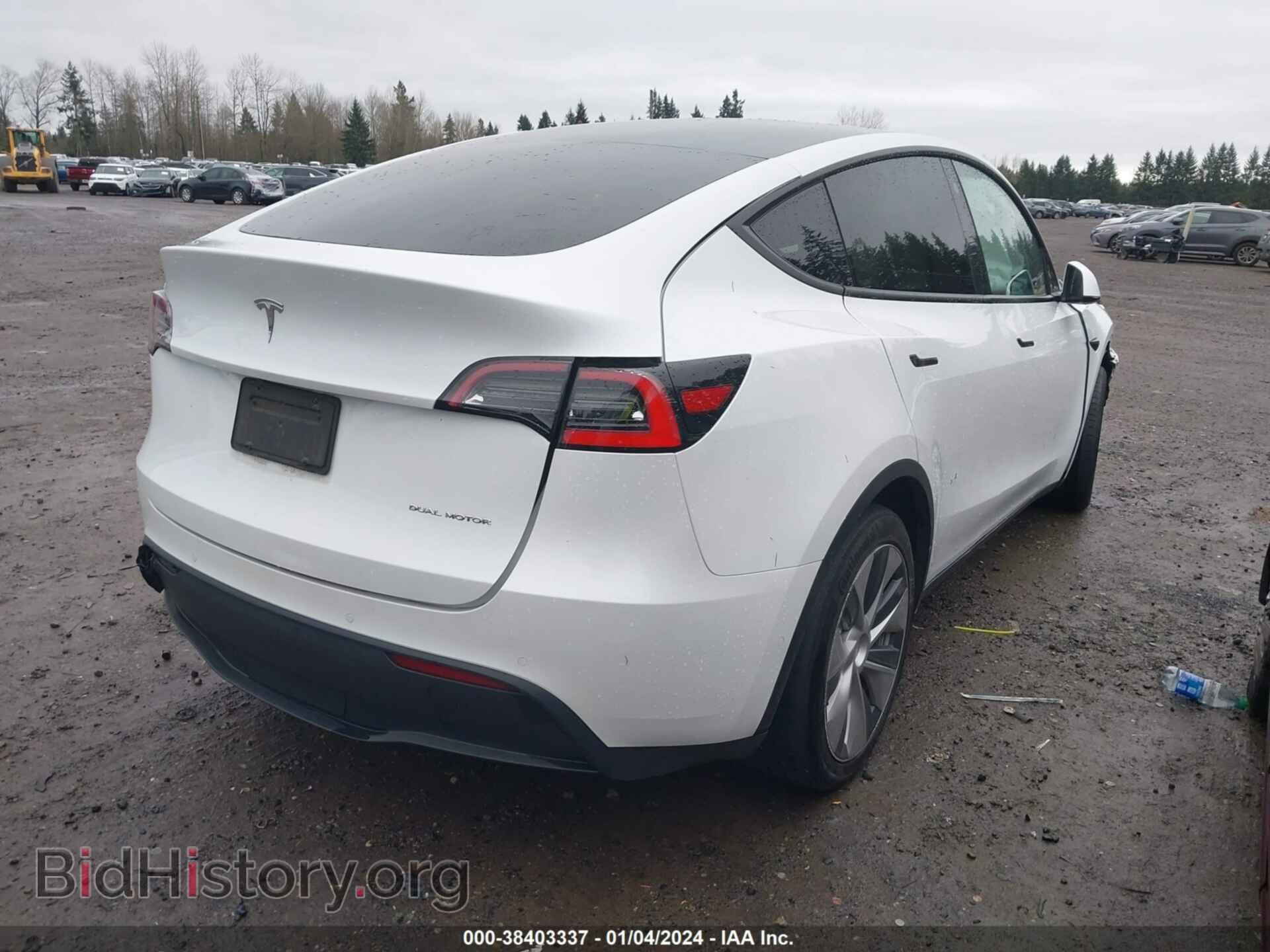 2021 TESLA MODEL Y - VIN: 5YJYGDEEXMF090341 - Фото 4