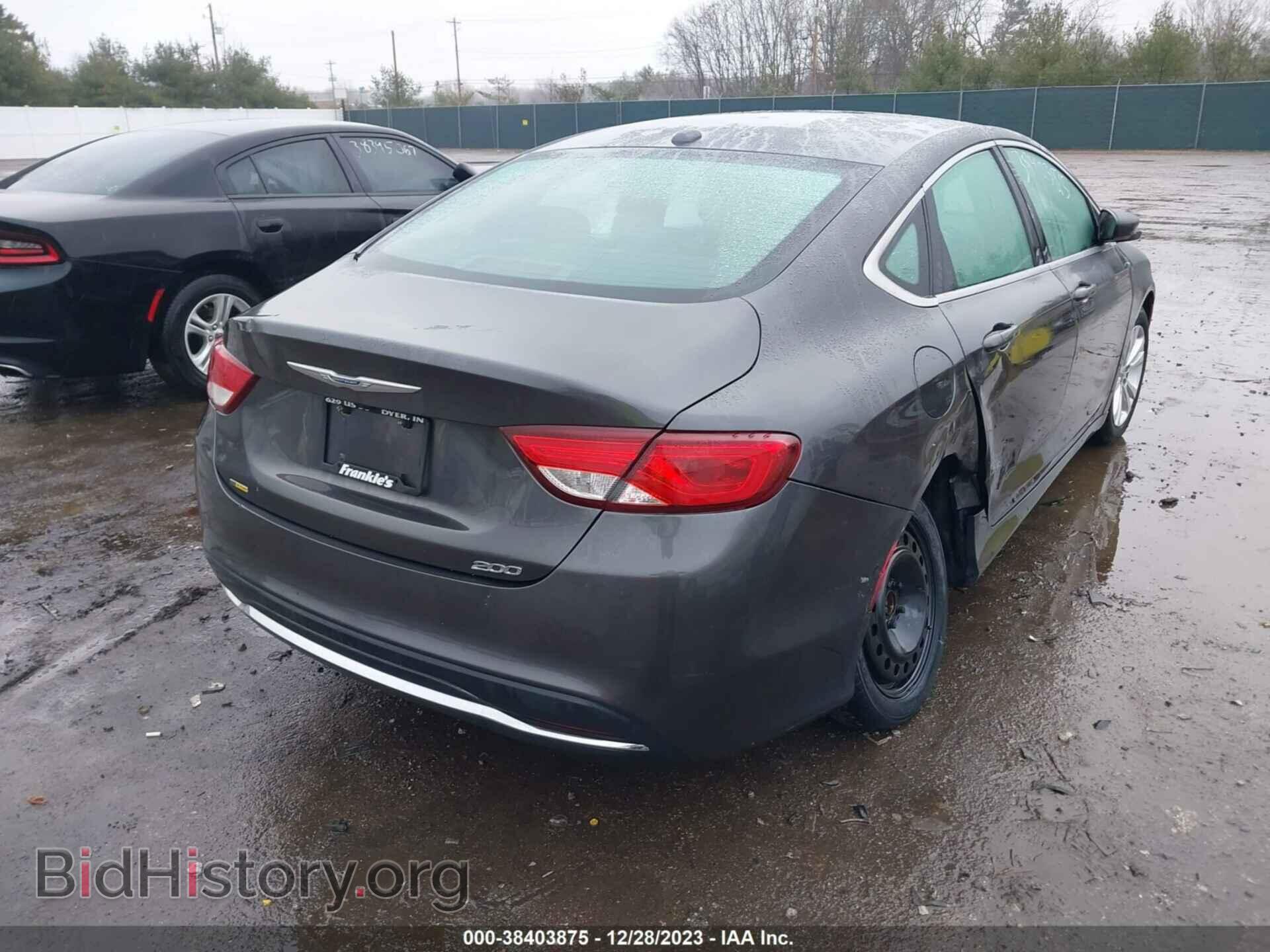 2015 CHRYSLER 200 - VIN: 1C3CCCAB3FN704778 - Фото 4