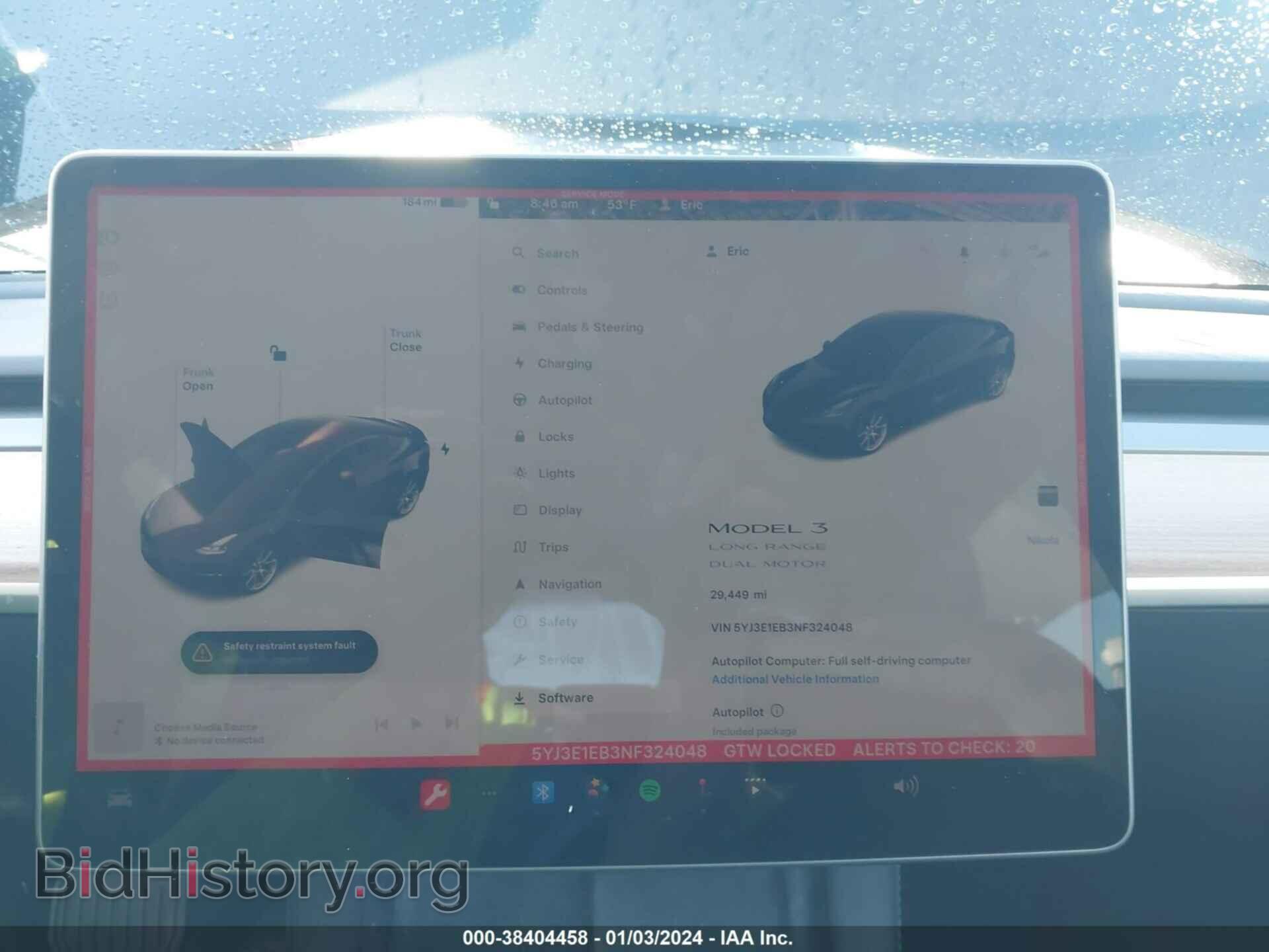 2022 TESLA MODEL 3 - VIN: 5YJ3E1EB3NF324048 - Фото 19