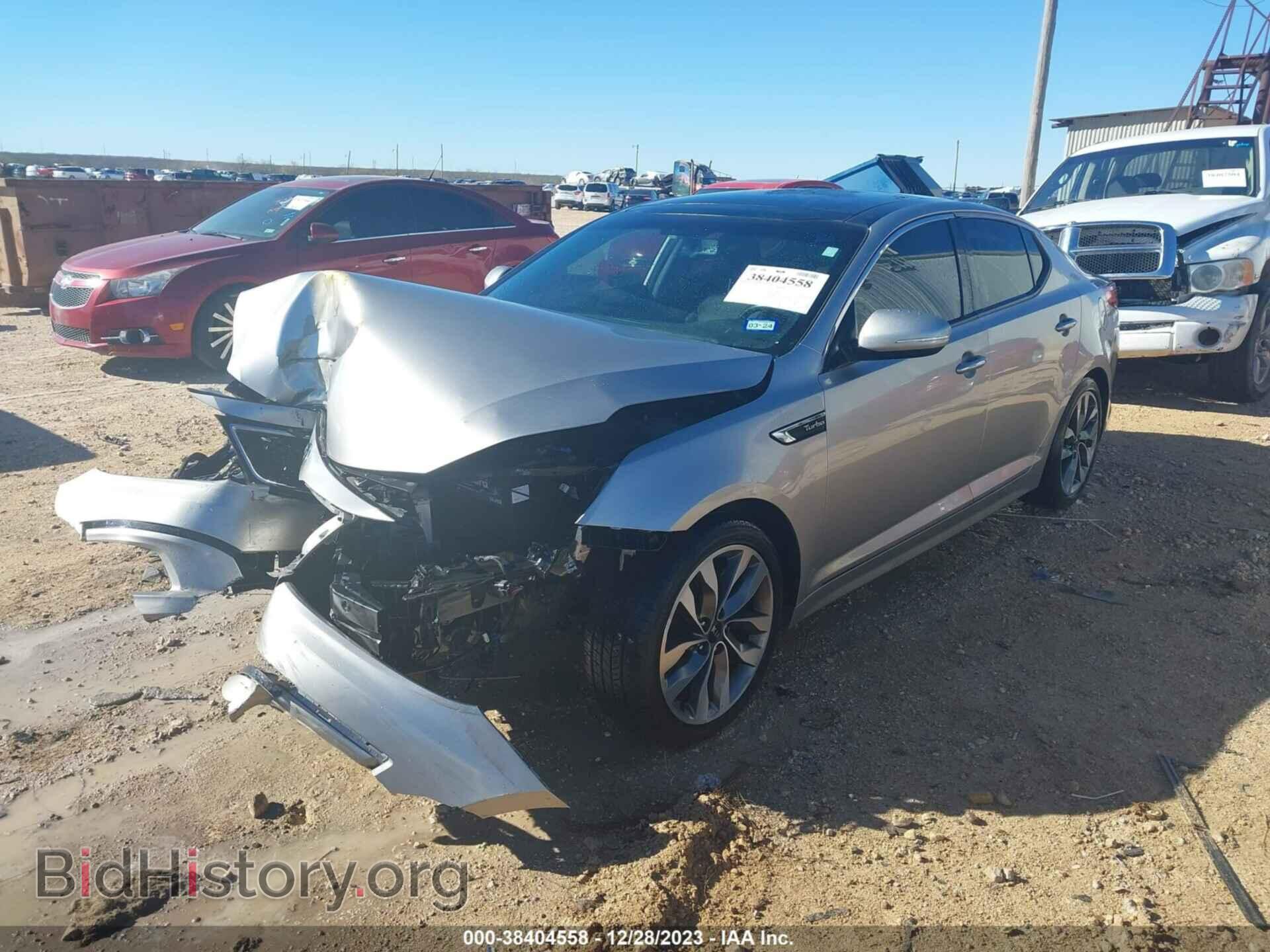 2015 KIA OPTIMA - VIN: 5XXGR4A61FG387020 - Фото 2