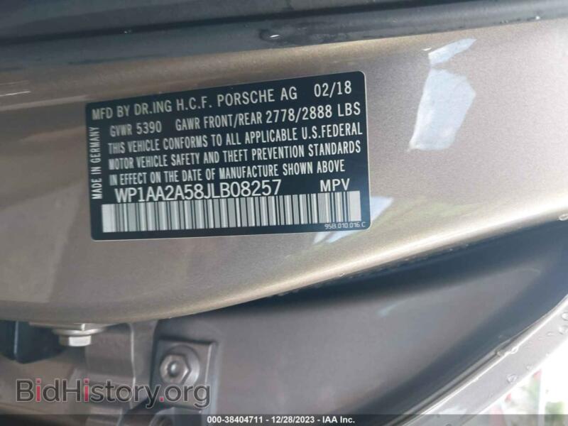 2018 Porsche MACAN (VIN WP1AA2A58JLB08257) — фото 9 из 16