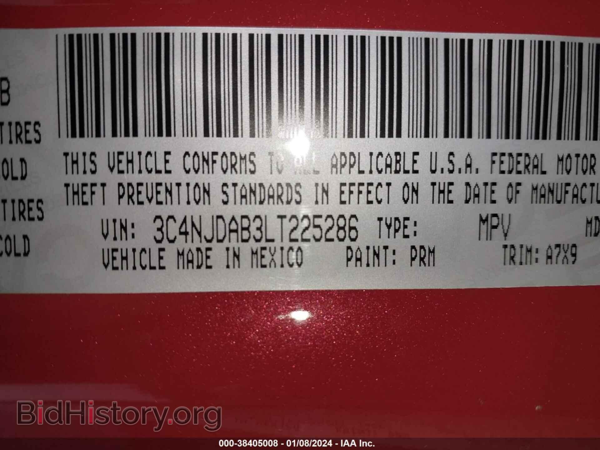 2020 JEEP COMPASS - VIN: 3C4NJDAB3LT225286 - Фото 9