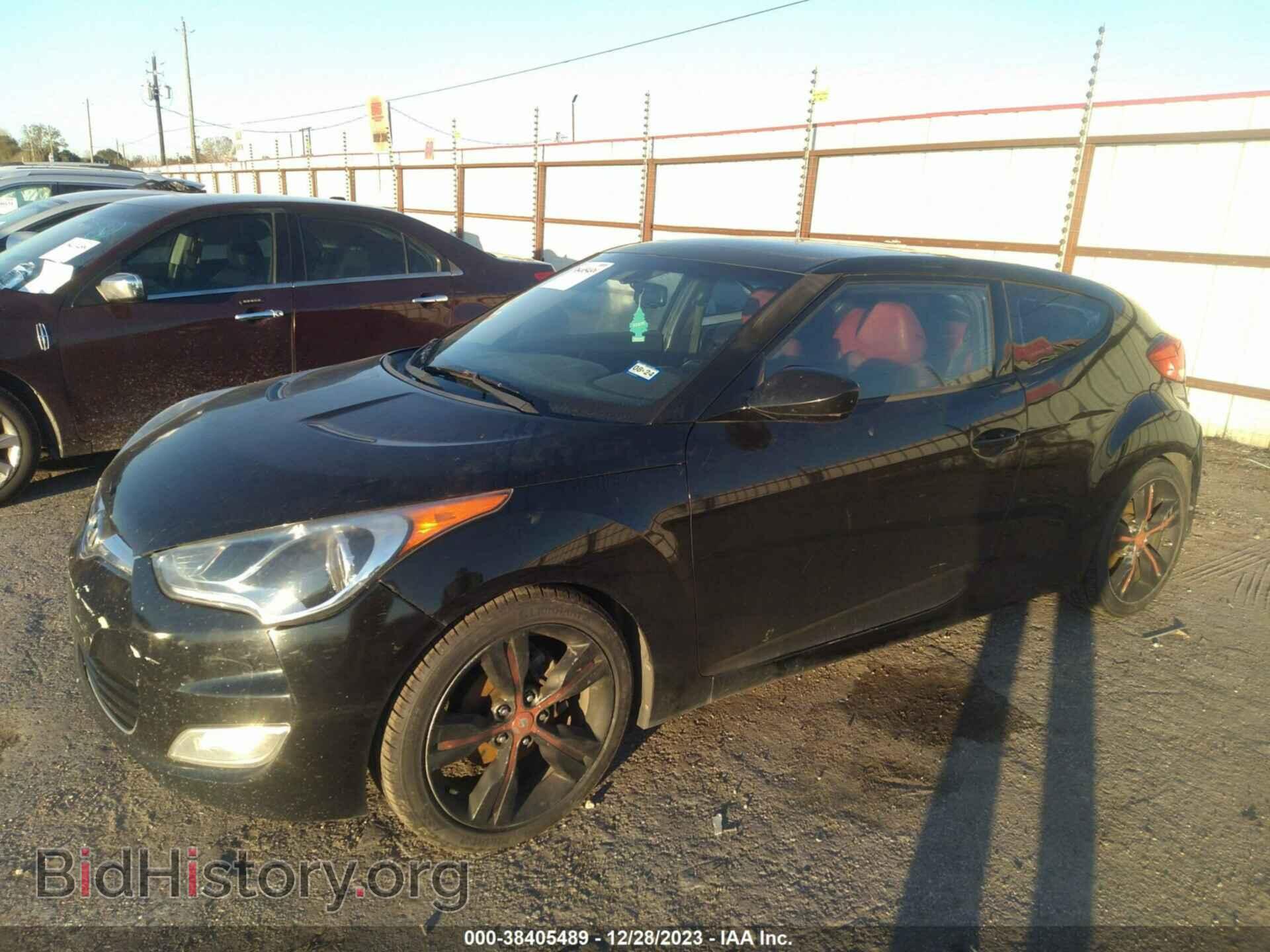 2012 HYUNDAI VELOSTER - VIN: KMHTC6AD3CU077530 - Фото 2