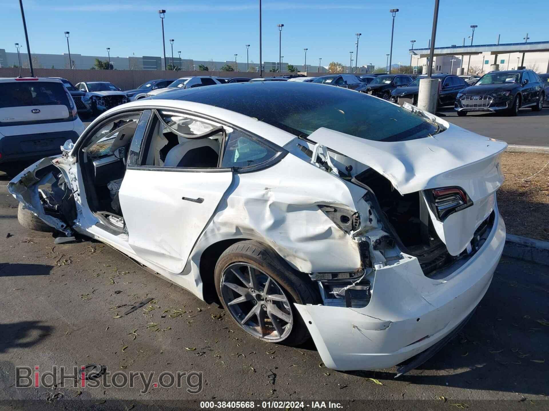 2022 TESLA MODEL 3 - VIN: 5YJ3E1EAXNF148347 - Фото 3