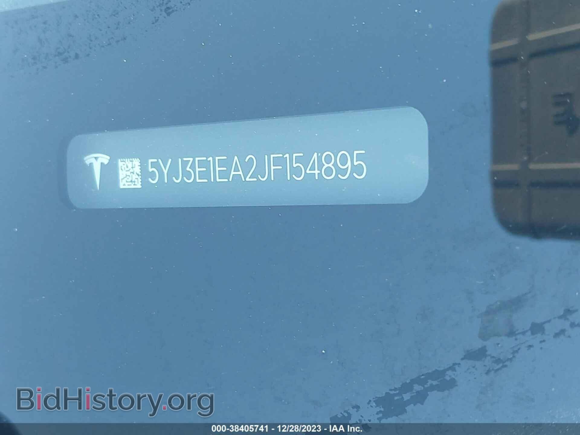 2018 TESLA MODEL 3 - VIN: 5YJ3E1EA2JF154895 - Фото 9