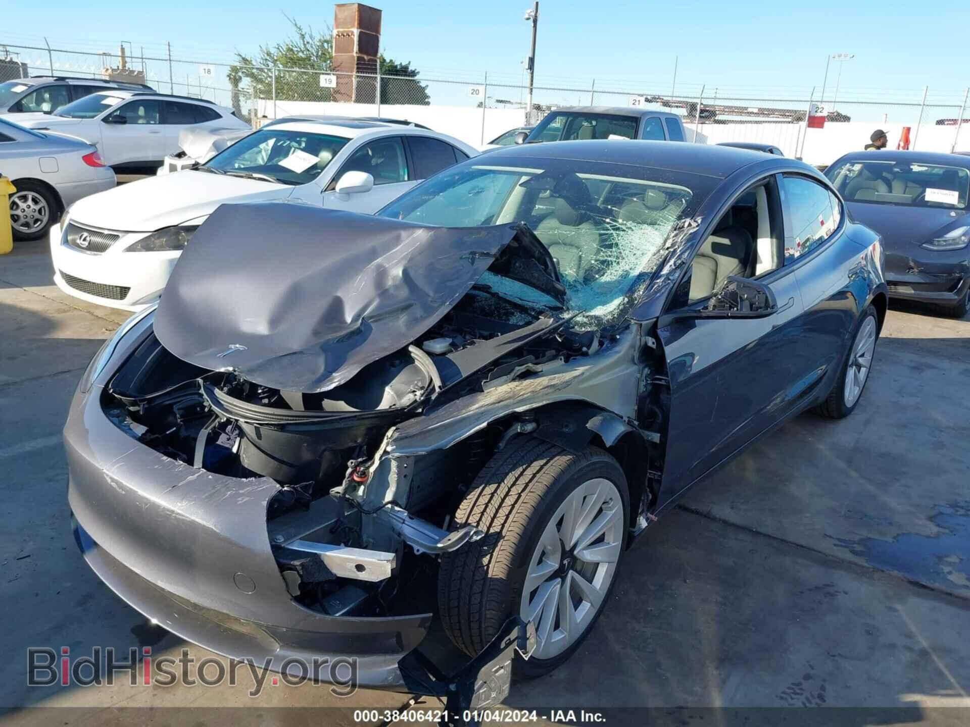 2023 TESLA MODEL 3 - VIN: 5YJ3E1EB4PF636561 - Фото 2