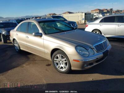 2006 Mercedes-Benz E 350, gold — VIN WDBUF56J26A744603, IAAI