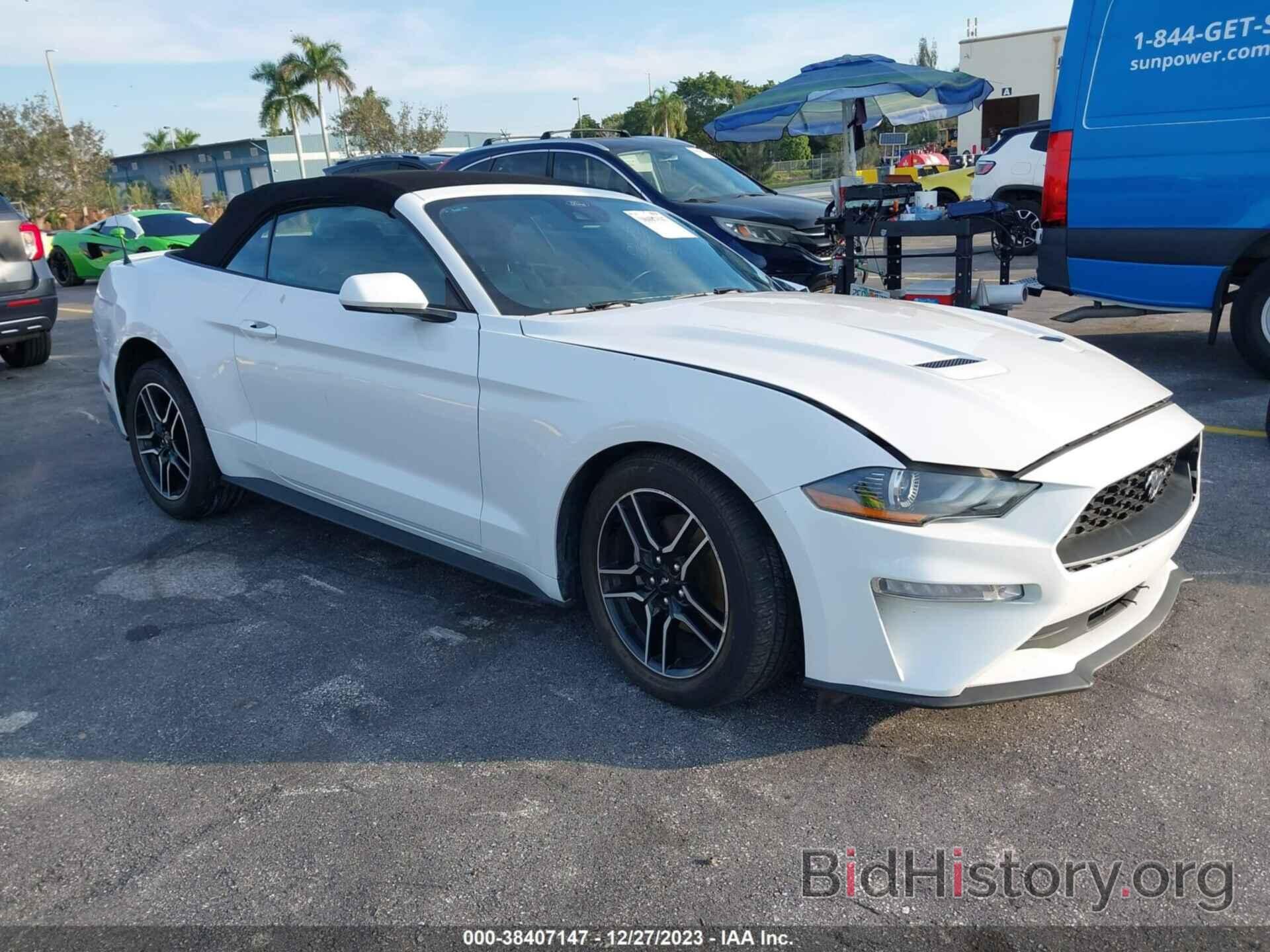 Photo 1FATP8UH4M5100284 - FORD MUSTANG 2021