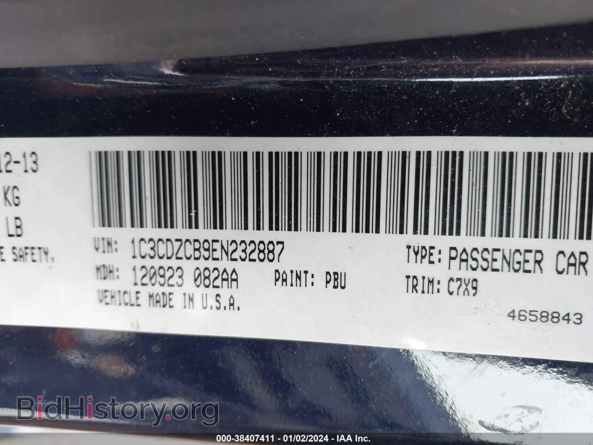 2014 DODGE AVENGER - VIN: 1C3CDZCB9EN232887 - Photo 9
