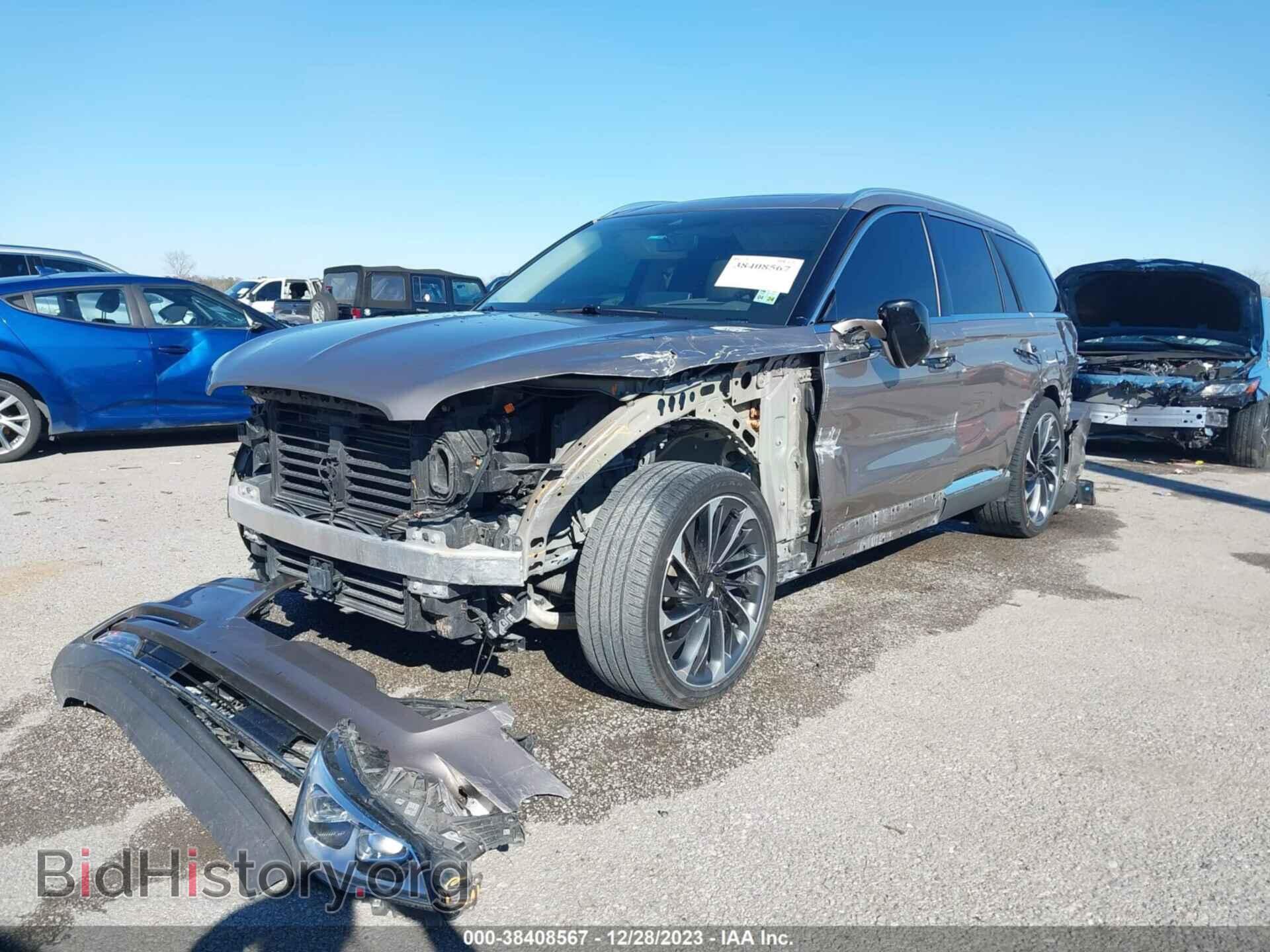 2021 LINCOLN AVIATOR - VIN: 5LM5J7WC1MGL17384 - Фото 2