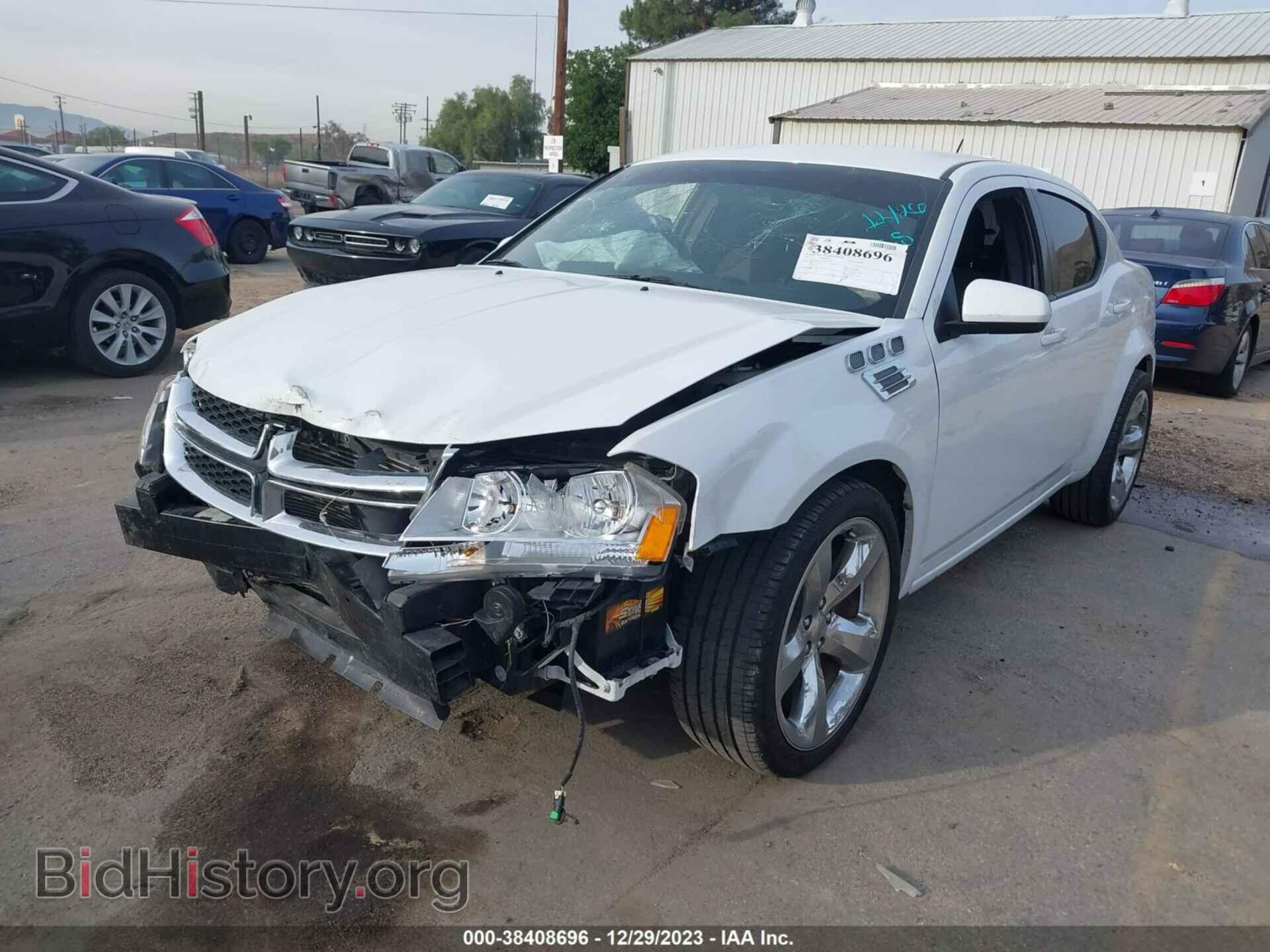 2013 DODGE AVENGER - VIN: 1C3CDZCBXDN680943 - Фото 2