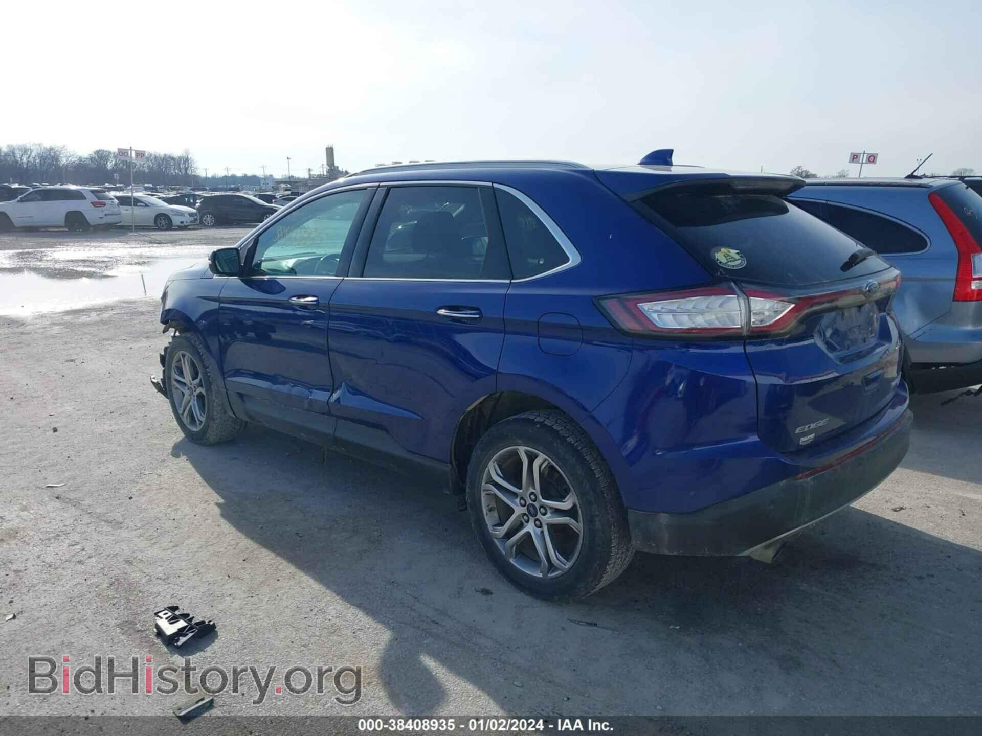 2015 FORD EDGE - VIN: 2FMTK4K90FBB09944 - Фото 3