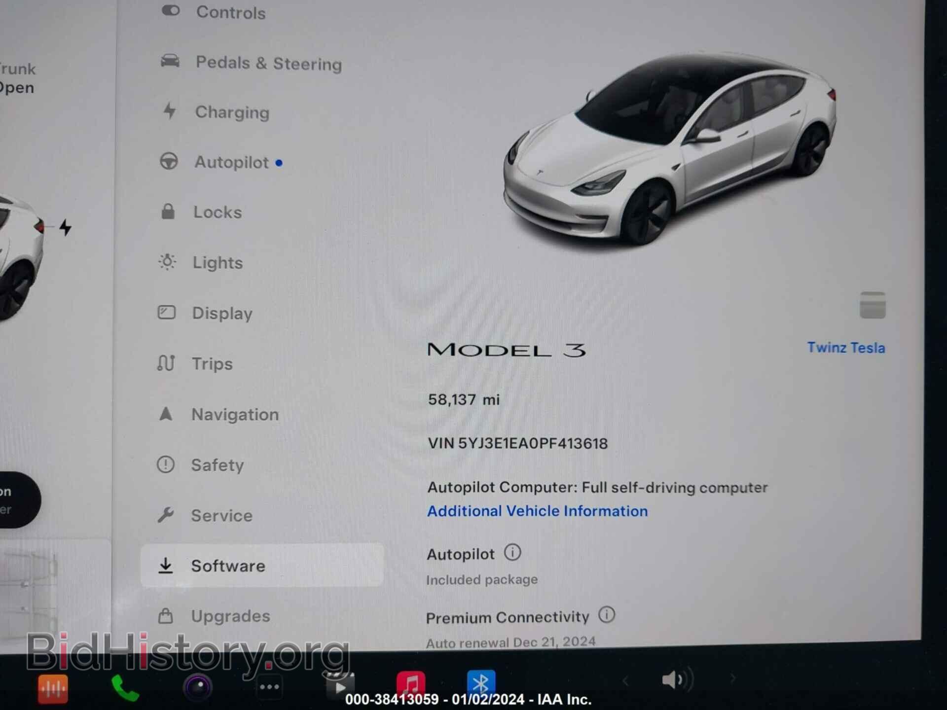 2023 TESLA MODEL 3 - VIN: 5YJ3E1EA0PF413618 - Фото 15