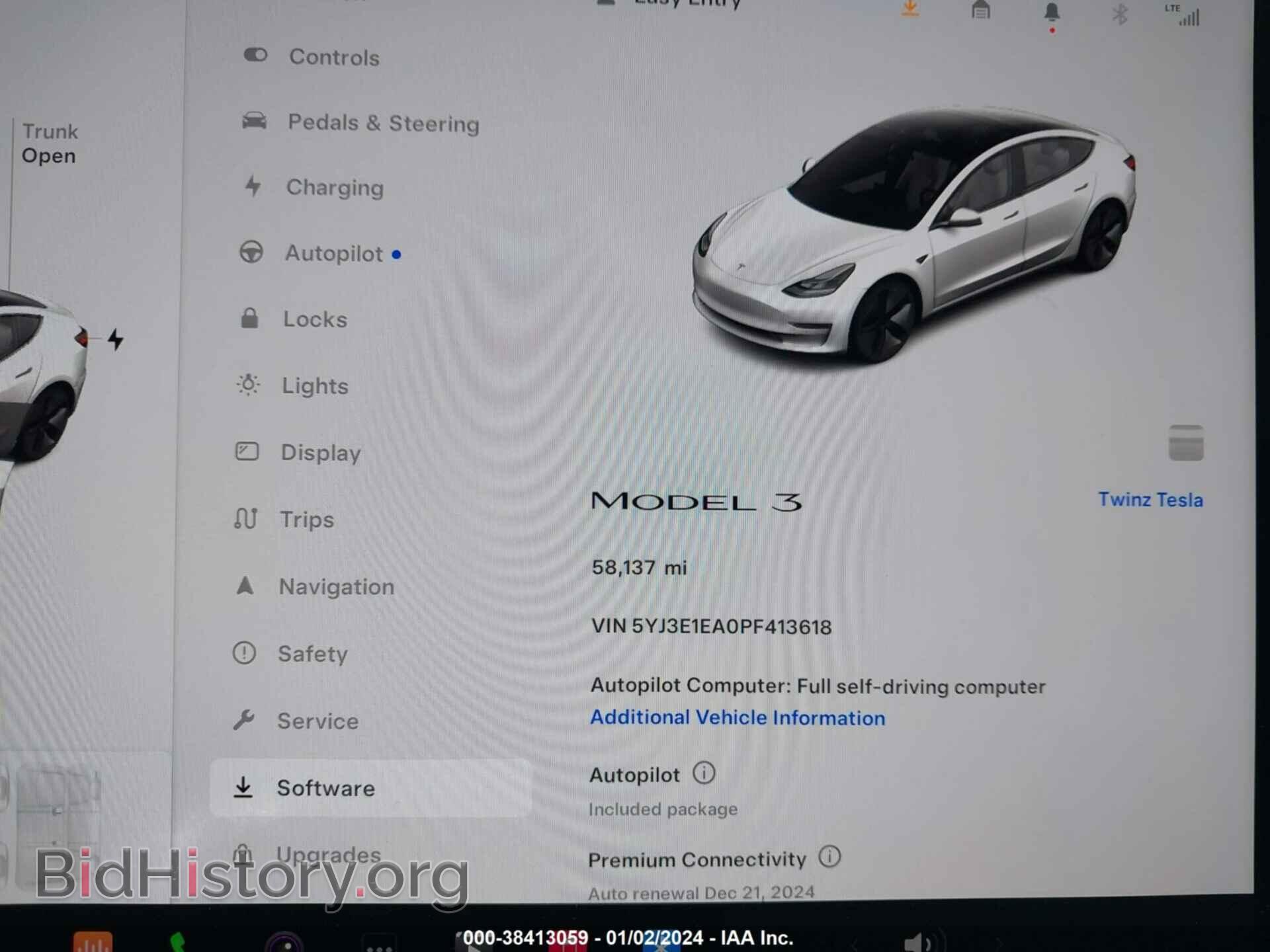 2023 TESLA MODEL 3 - VIN: 5YJ3E1EA0PF413618 - Фото 7