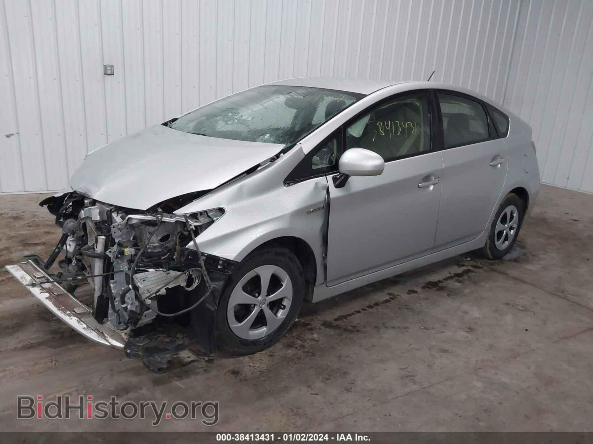 2014 TOYOTA PRIUS - VIN: JTDKN3DUXE1745123 - Фото 2