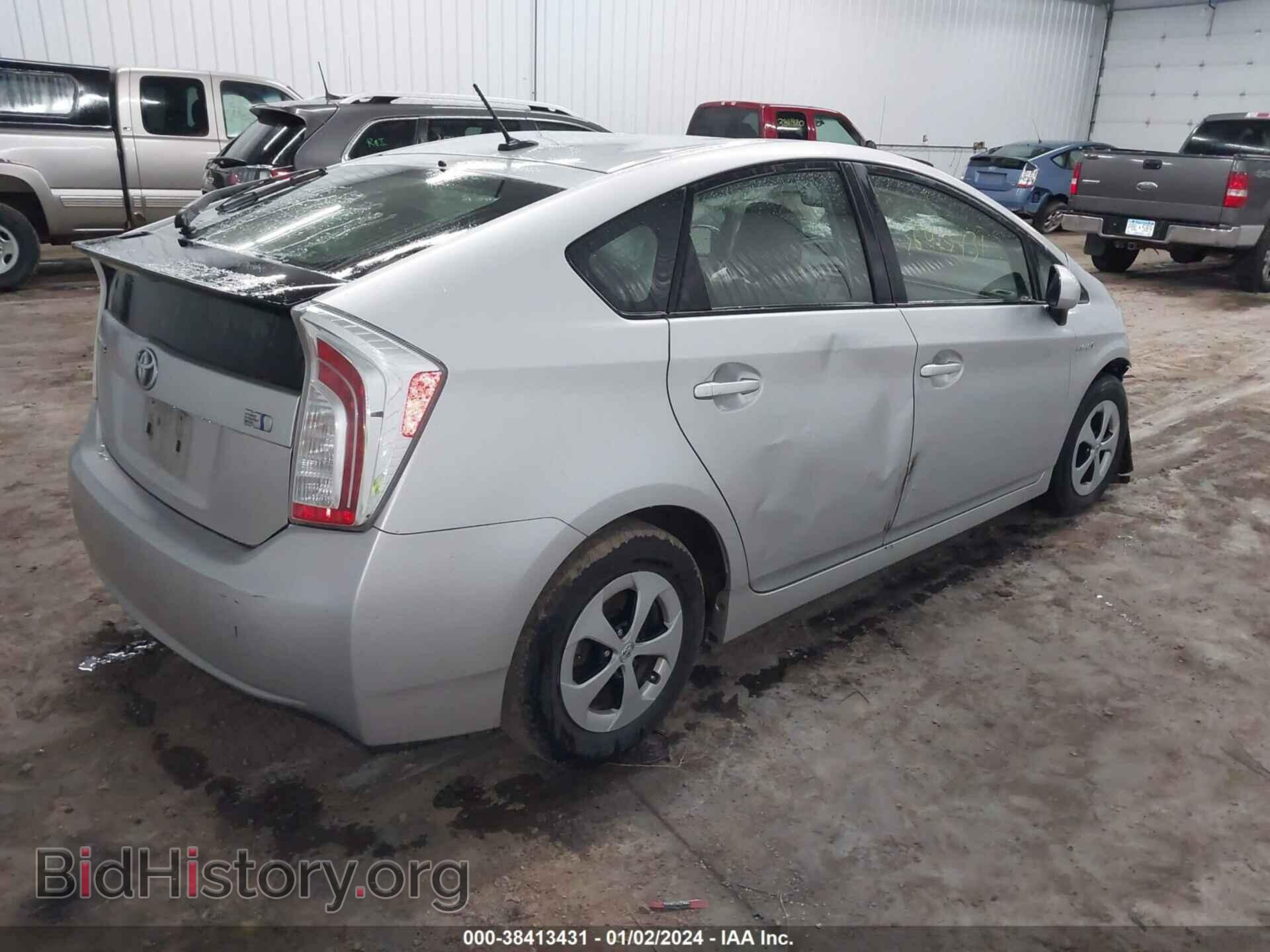 2014 TOYOTA PRIUS - VIN: JTDKN3DUXE1745123 - Фото 4