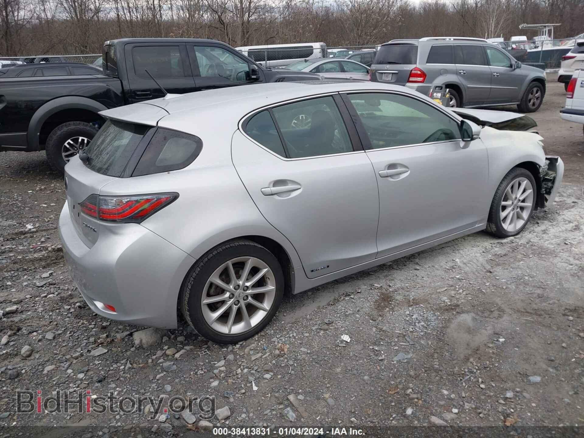 2011 LEXUS CT 200H - VIN: JTHKD5BH0B2037777 - Фото 4