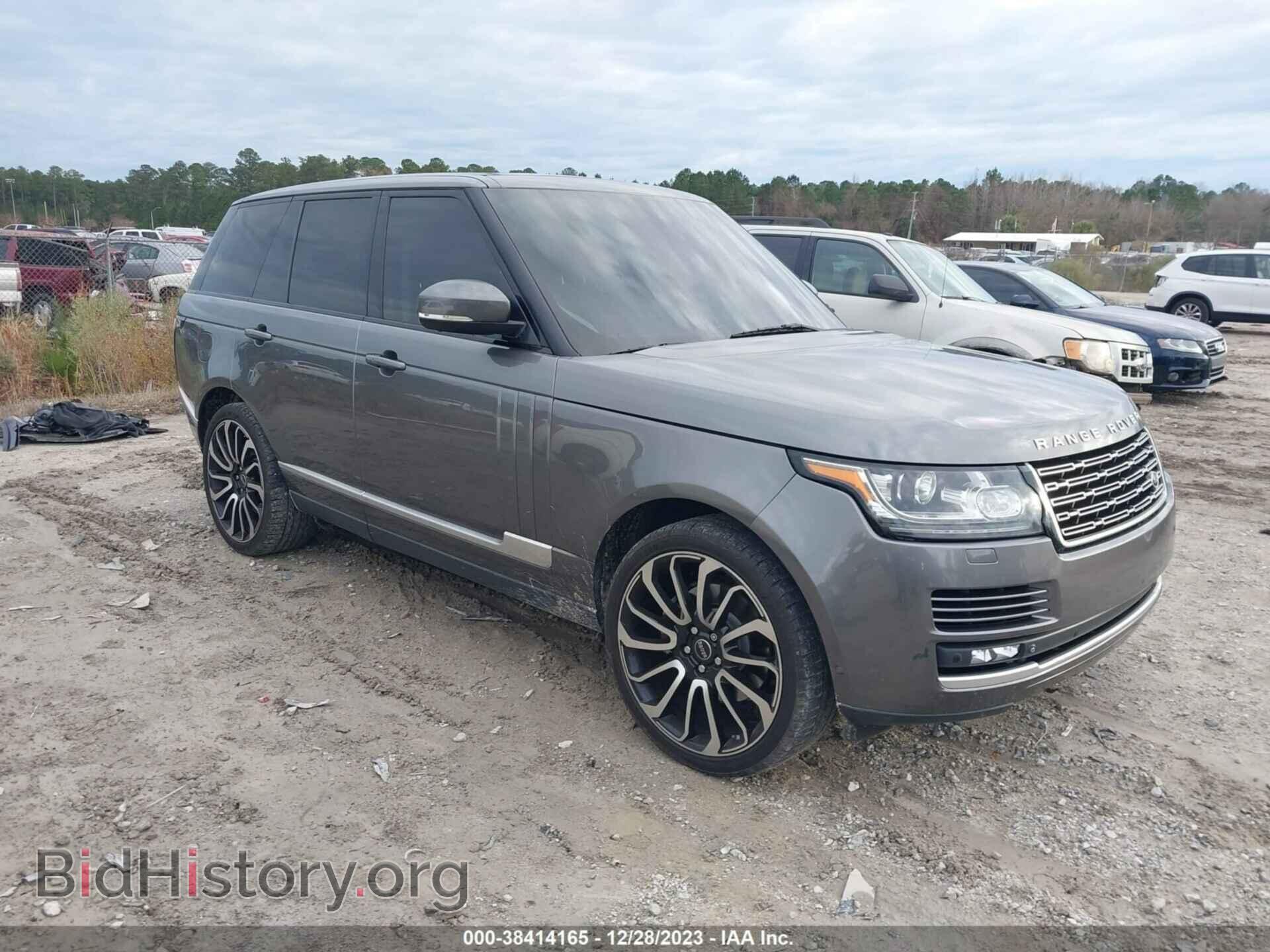 Photo SALGS2VF4FA209626 - LAND ROVER RANGE ROVER 2015