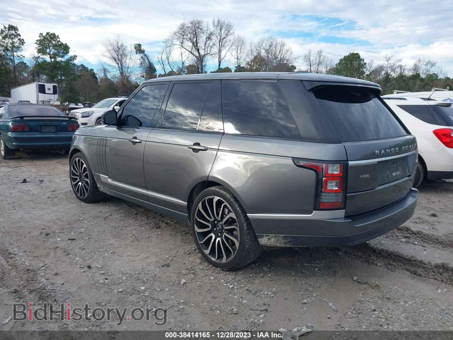 2015 LAND ROVER RANGE ROVER - VIN: SALGS2VF4FA209626 - Фото 3