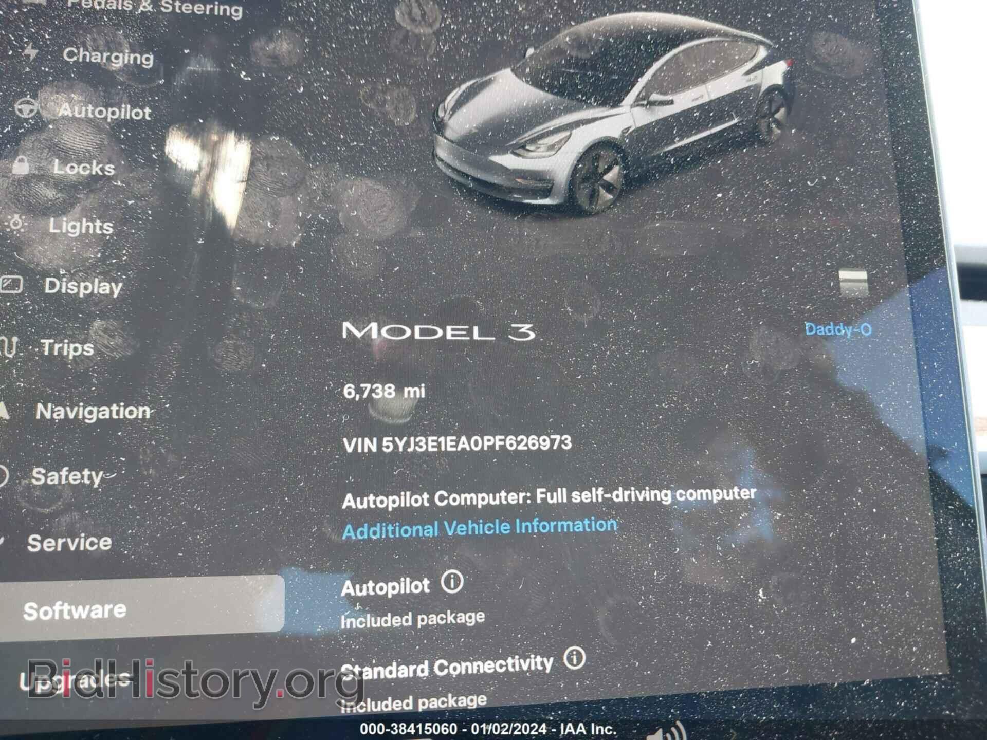 2023 TESLA MODEL 3 - VIN: 5YJ3E1EA0PF626973 - Photo 7