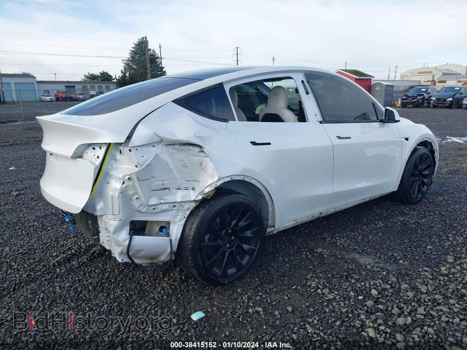 2021 TESLA MODEL Y - VIN: 5YJYGDEE0MF067019 - Фото 4