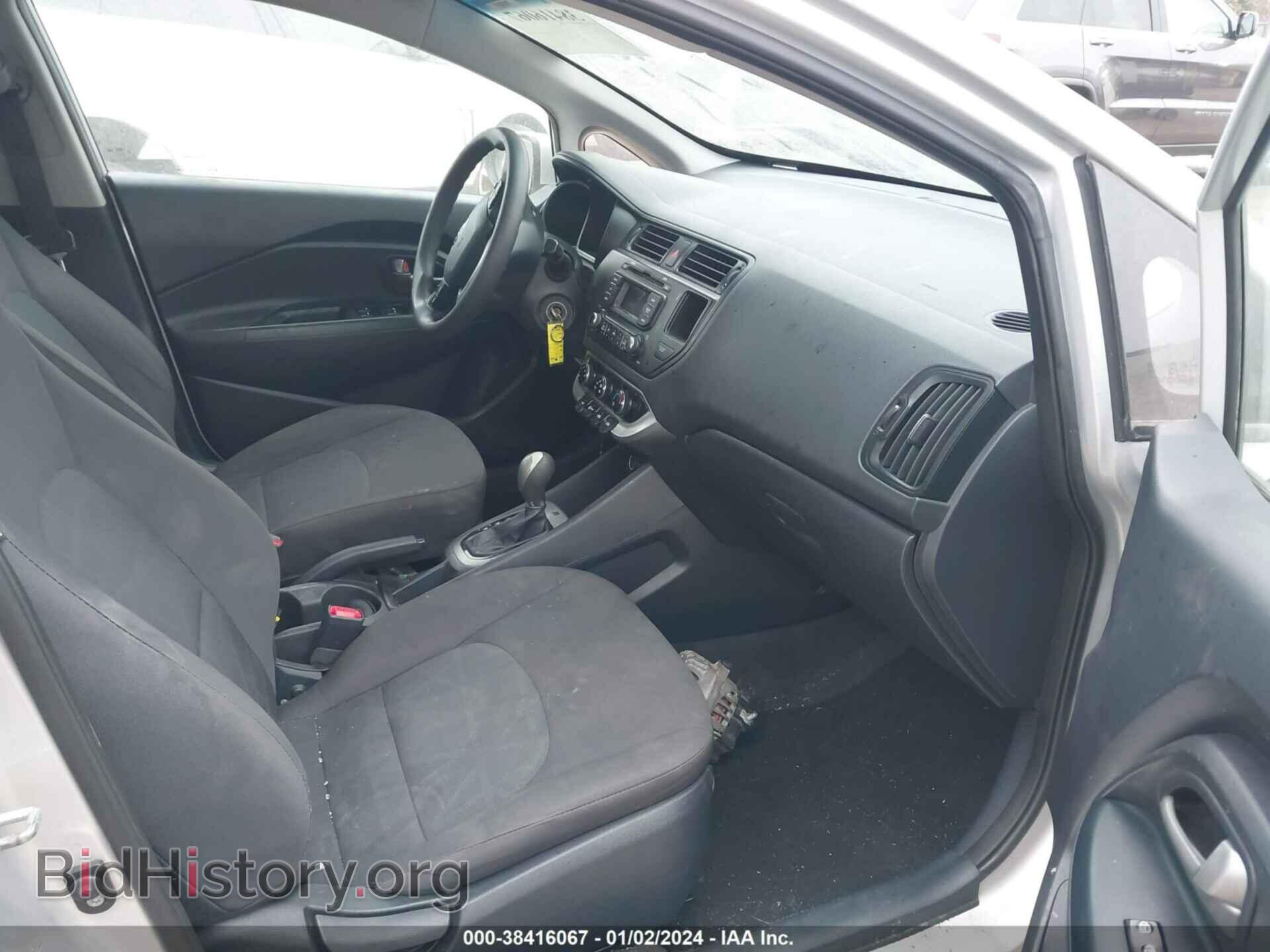 2014 KIA RIO - VIN: KNADM4A37E6349017 - Фото 5