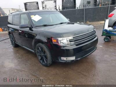 2018 Ford FLEX SEL, black — VIN 2FMGK5C81JBA06019, IAAI
