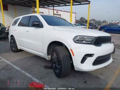 2023 Dodge DURANGO GT AWD, белый — VIN 1C4RDJDG3PC618981, IAAI