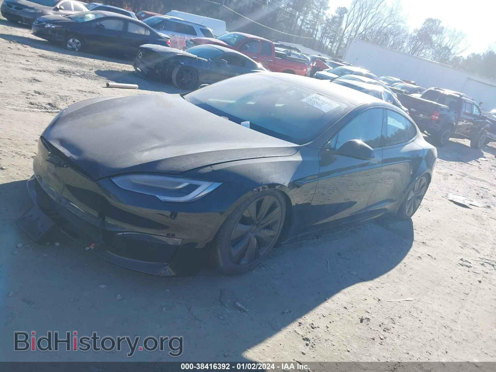2021 TESLA MODEL S - VIN: 5YJSA1E56MF428338 - Фото 2