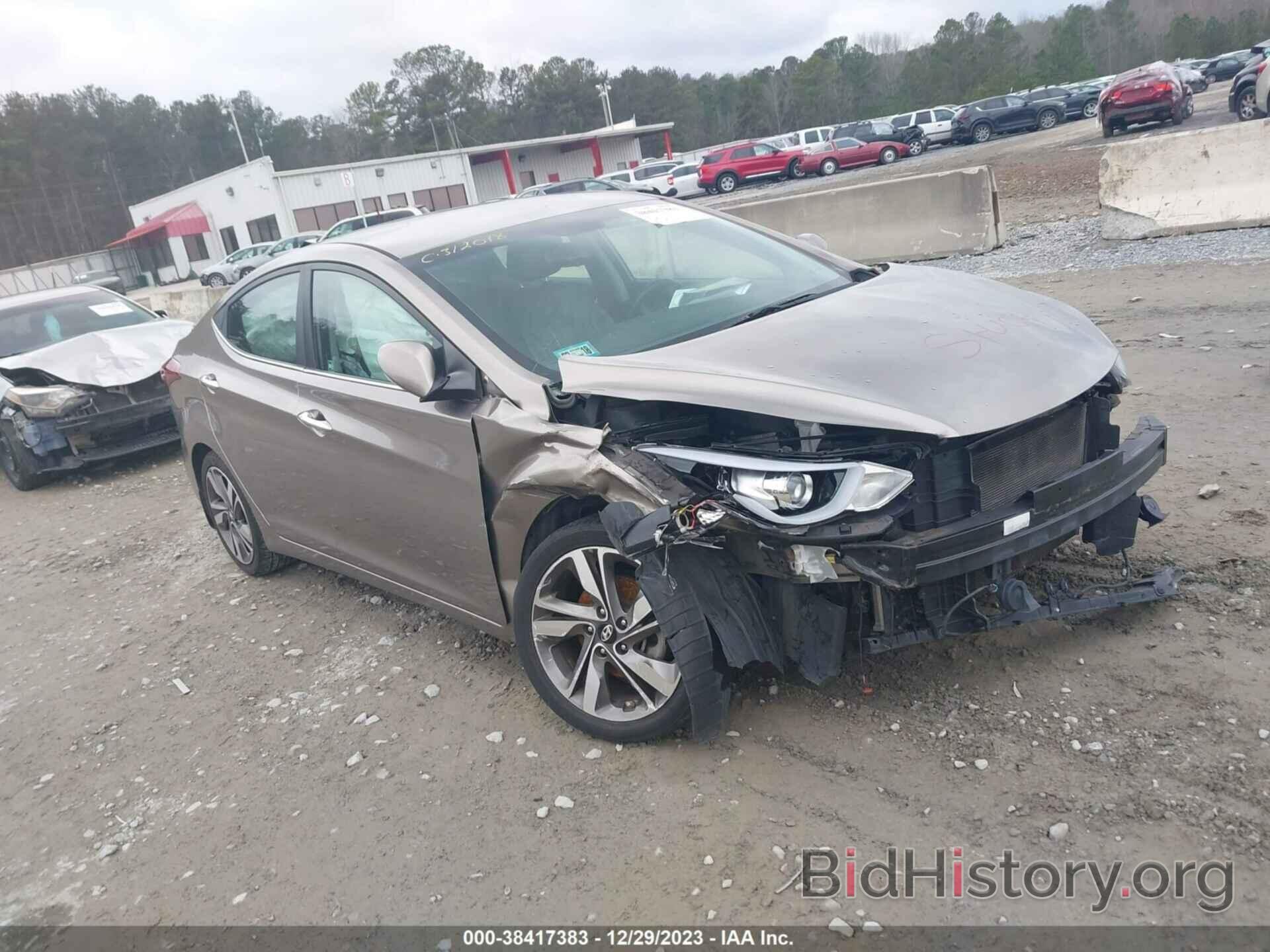 Photo 5NPDH4AE3FH551286 - HYUNDAI ELANTRA 2015