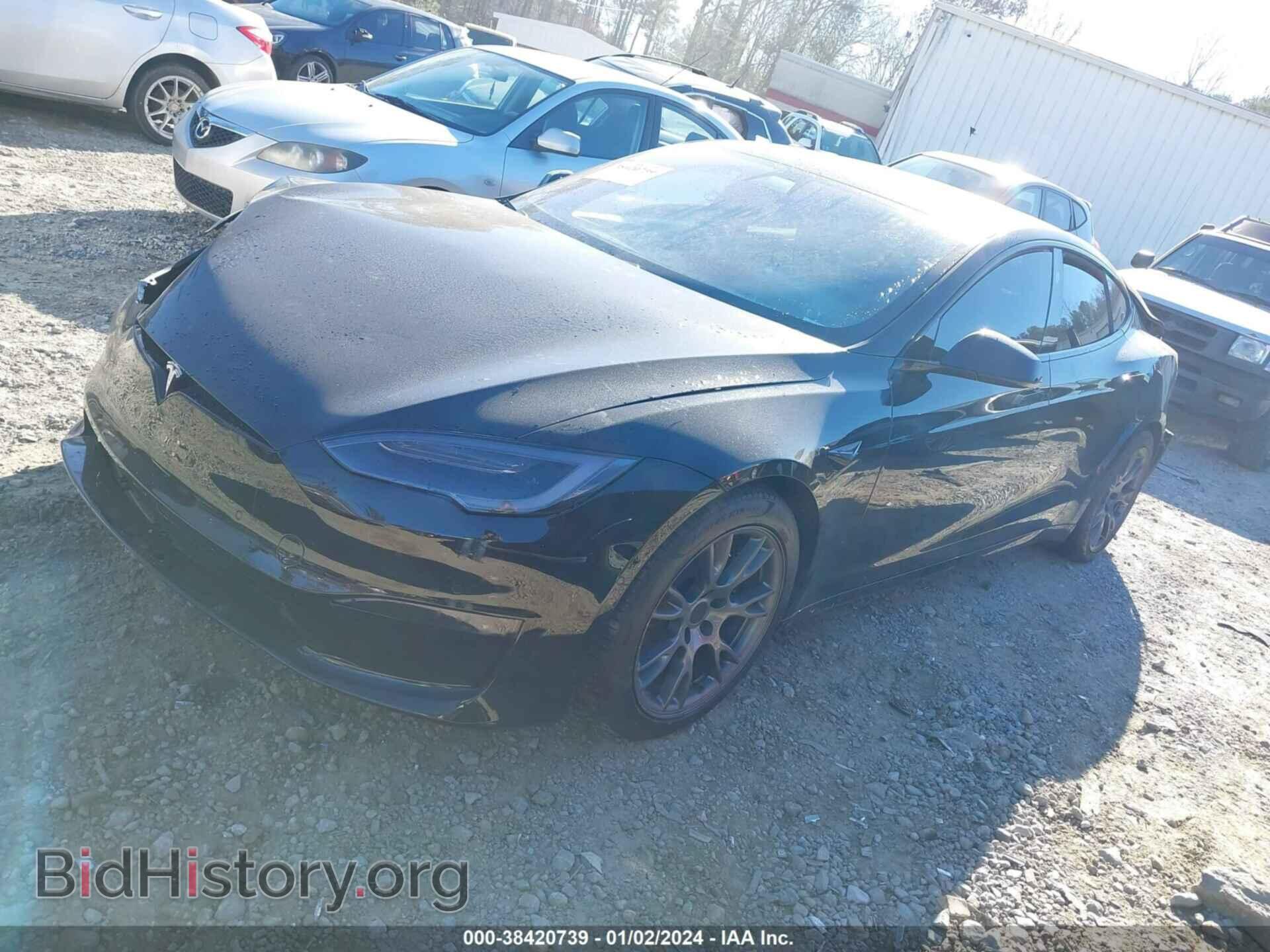 2021 TESLA MODEL S - VIN: 5YJSA1E50MF442106 - Фото 2