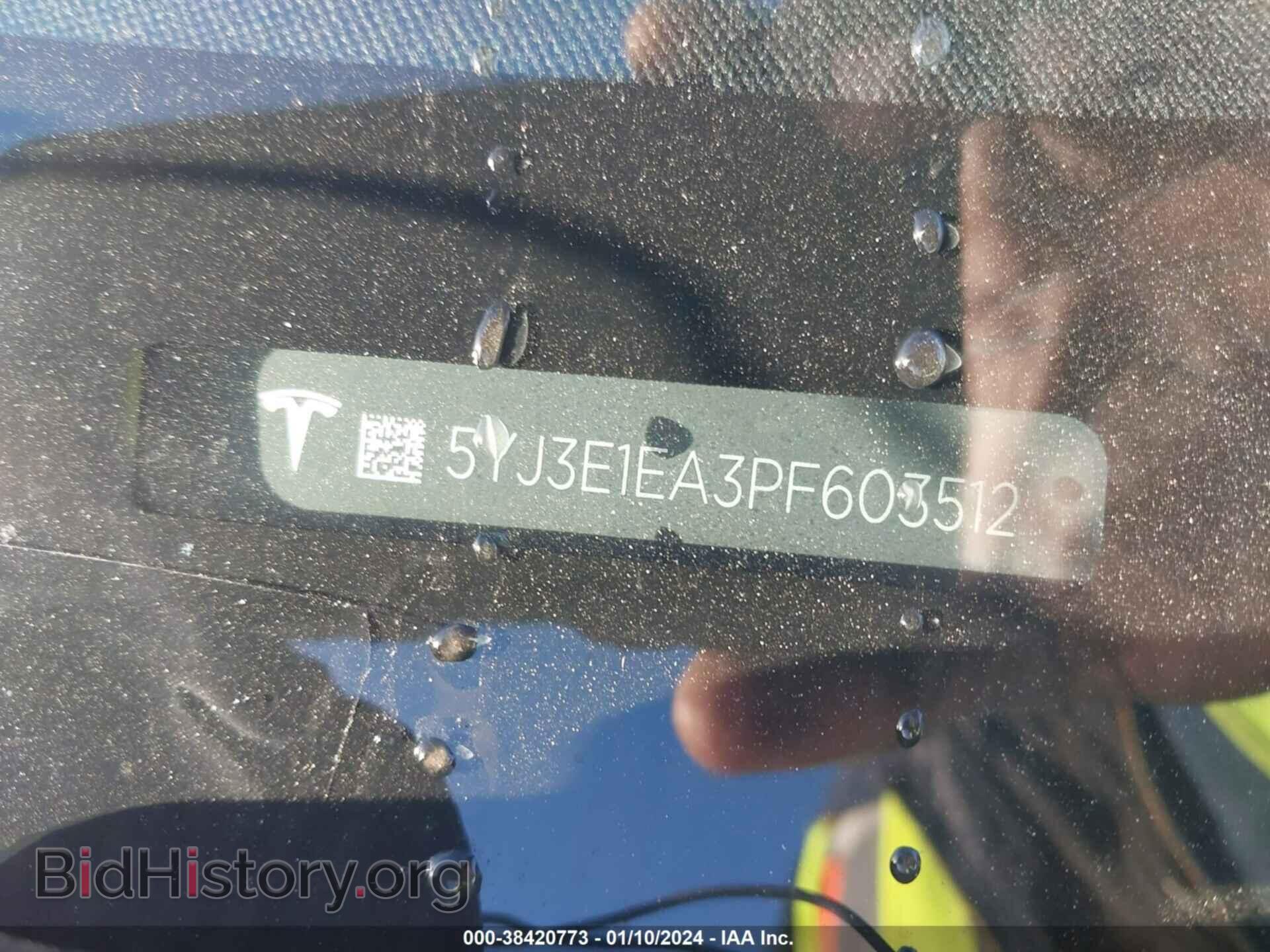 2023 TESLA MODEL 3 - VIN: 5YJ3E1EA3PF603512 - Фото 9
