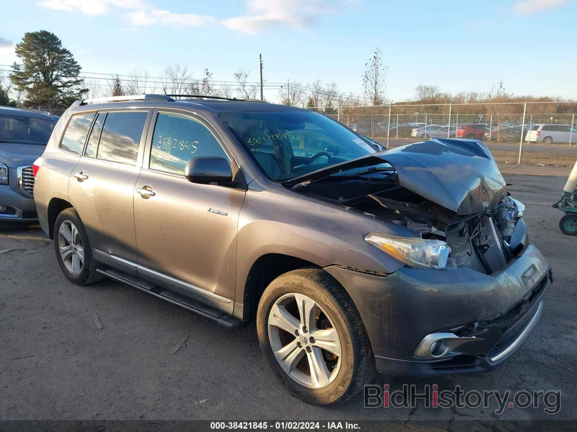 Photo 5TDDK3EH1DS198215 - TOYOTA HIGHLANDER 2013