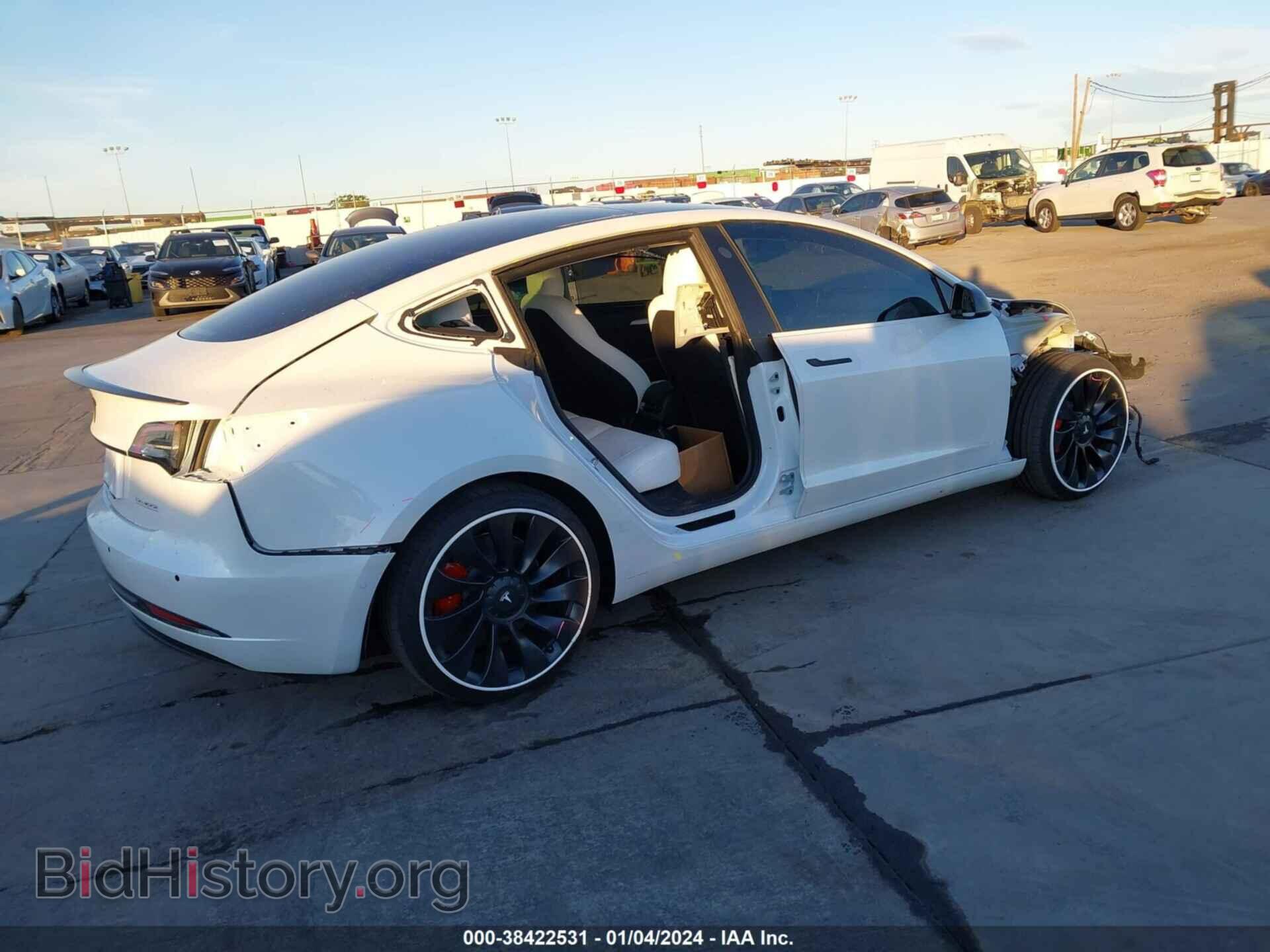 2022 TESLA MODEL 3 - VIN: 5YJ3E1EC5NF209749 - Фото 4