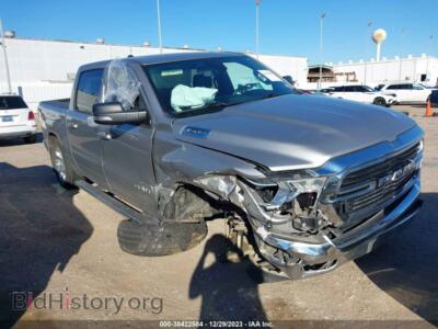 2021 RAM 1500 Big Horn 4X4 5'7 Box, серебристый — VIN 1C6SRFFT0MN516085, IAAI