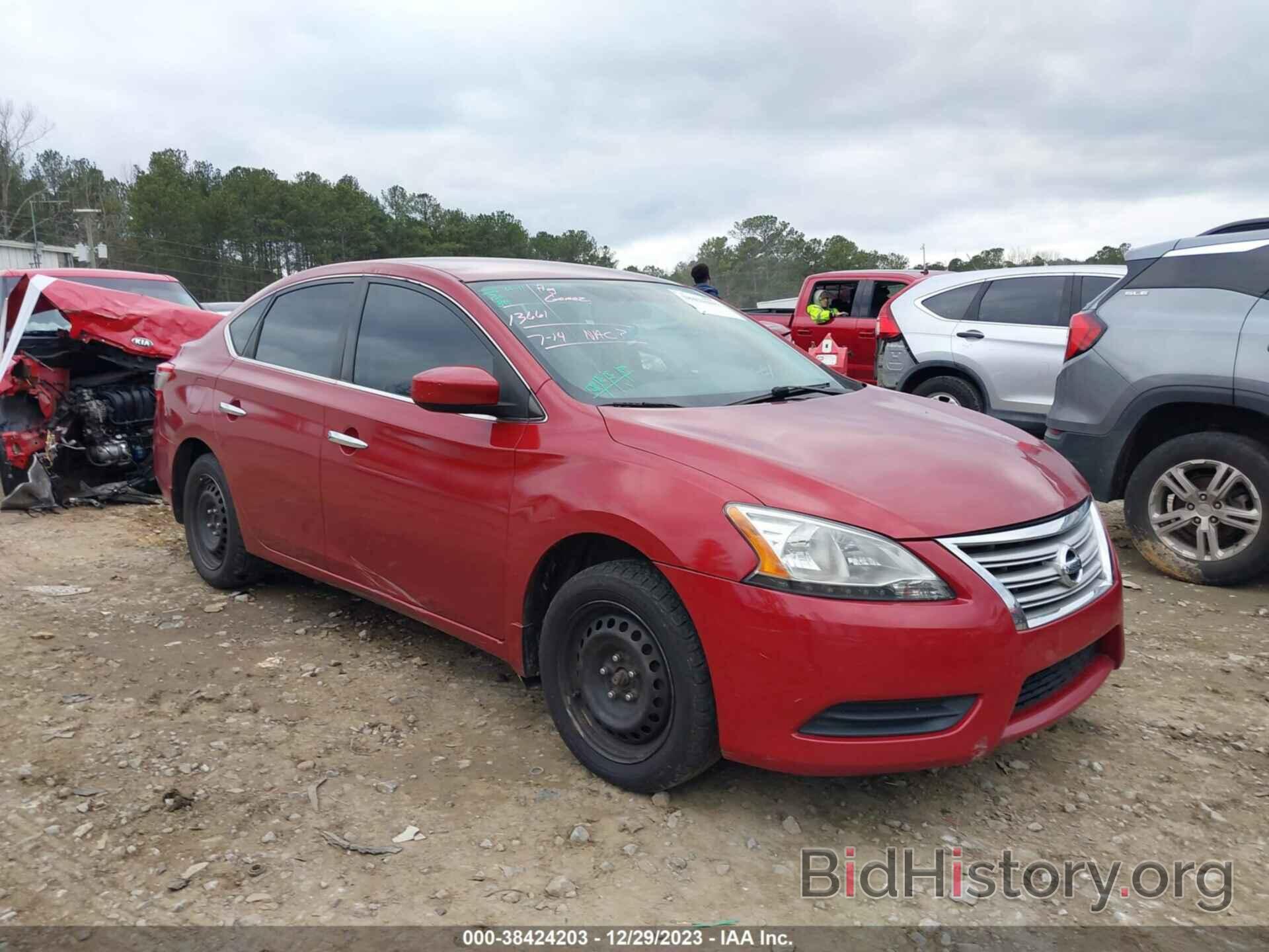 Photo 3N1AB7APXEY284210 - NISSAN SENTRA 2014