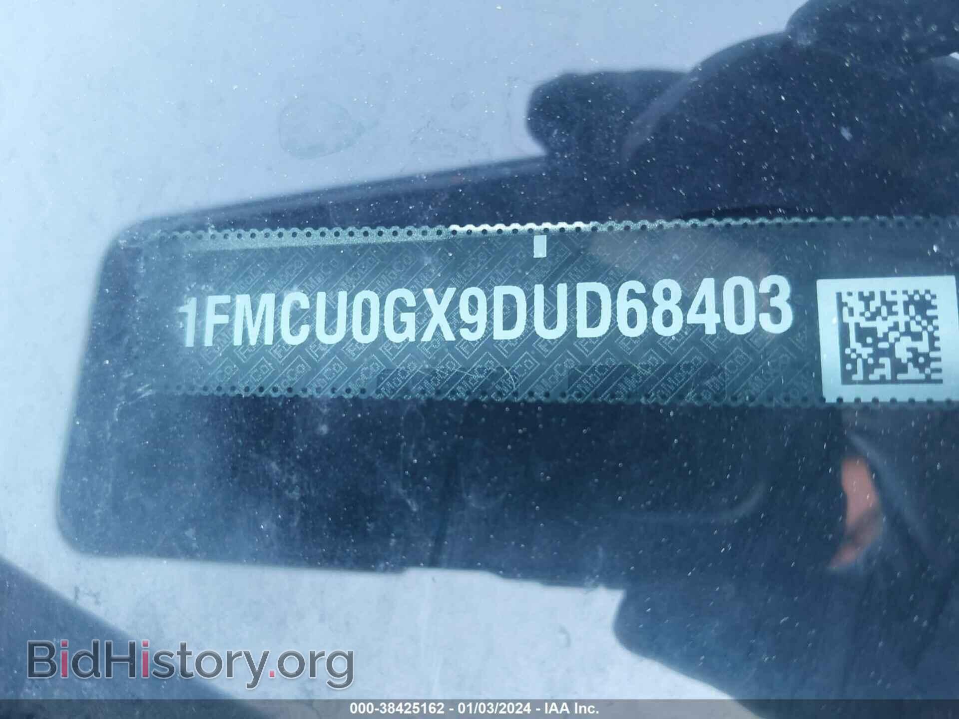 2013 FORD ESCAPE - VIN: 1FMCU0GX9DUD68403 - Фото 9