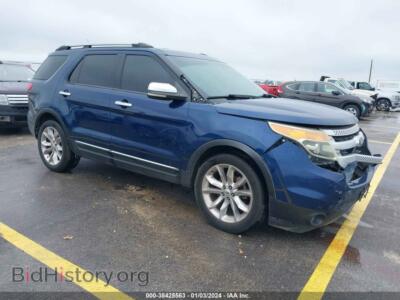 2012 Ford EXPLORER XLT, blue — VIN 1FMHK7D85CGA44251, IAAI