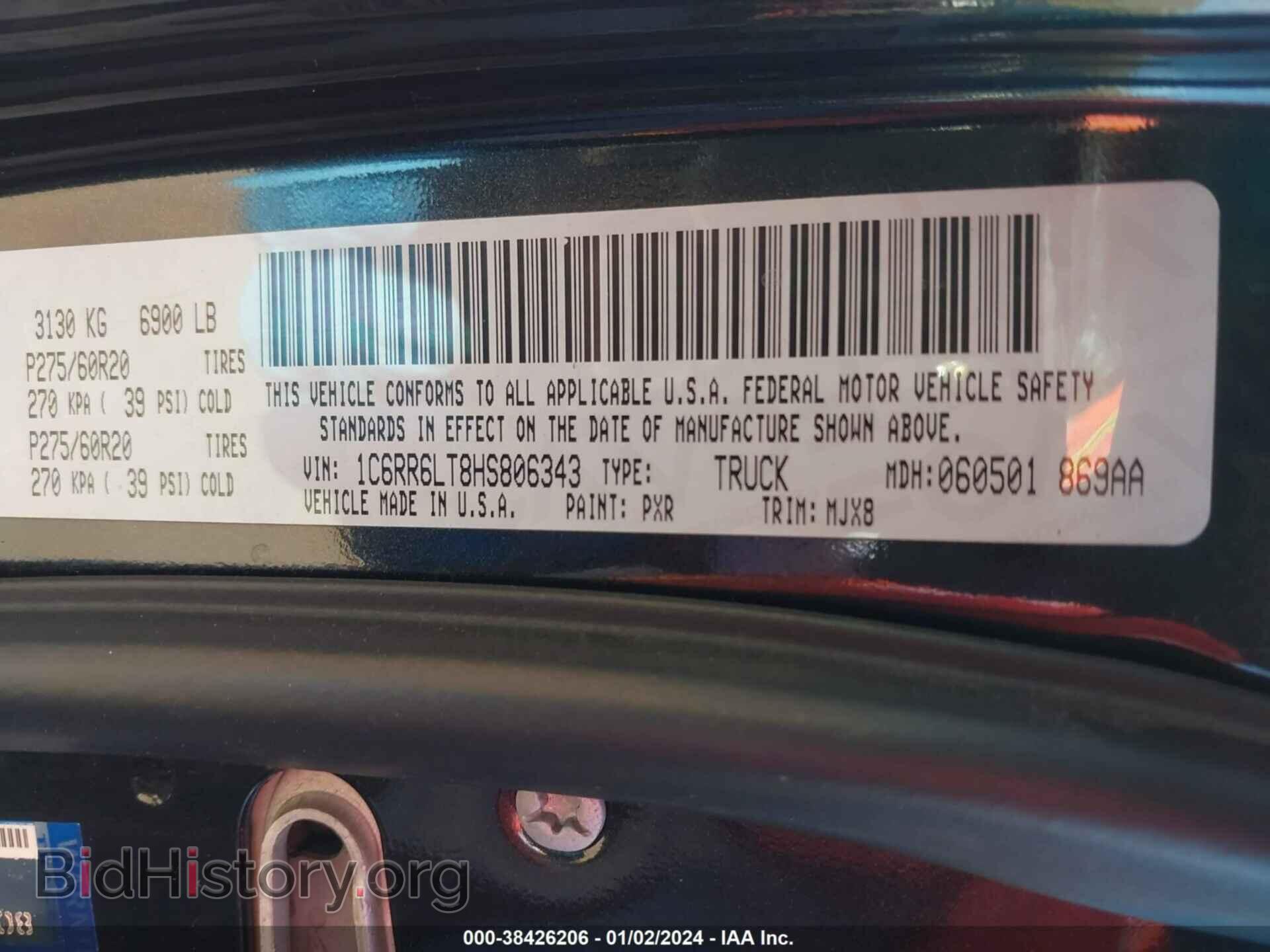 2017 RAM 1500 - VIN: 1C6RR6LT8HS806343 - Photo 9