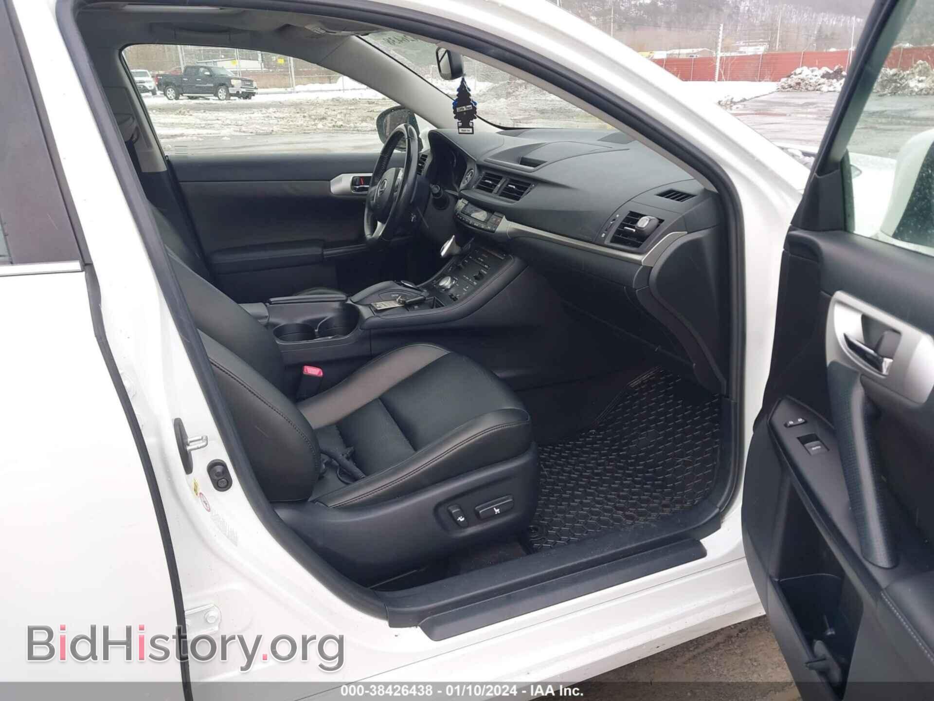2013 LEXUS CT 200H - VIN: JTHKD5BH2D2147605 - Фото 5