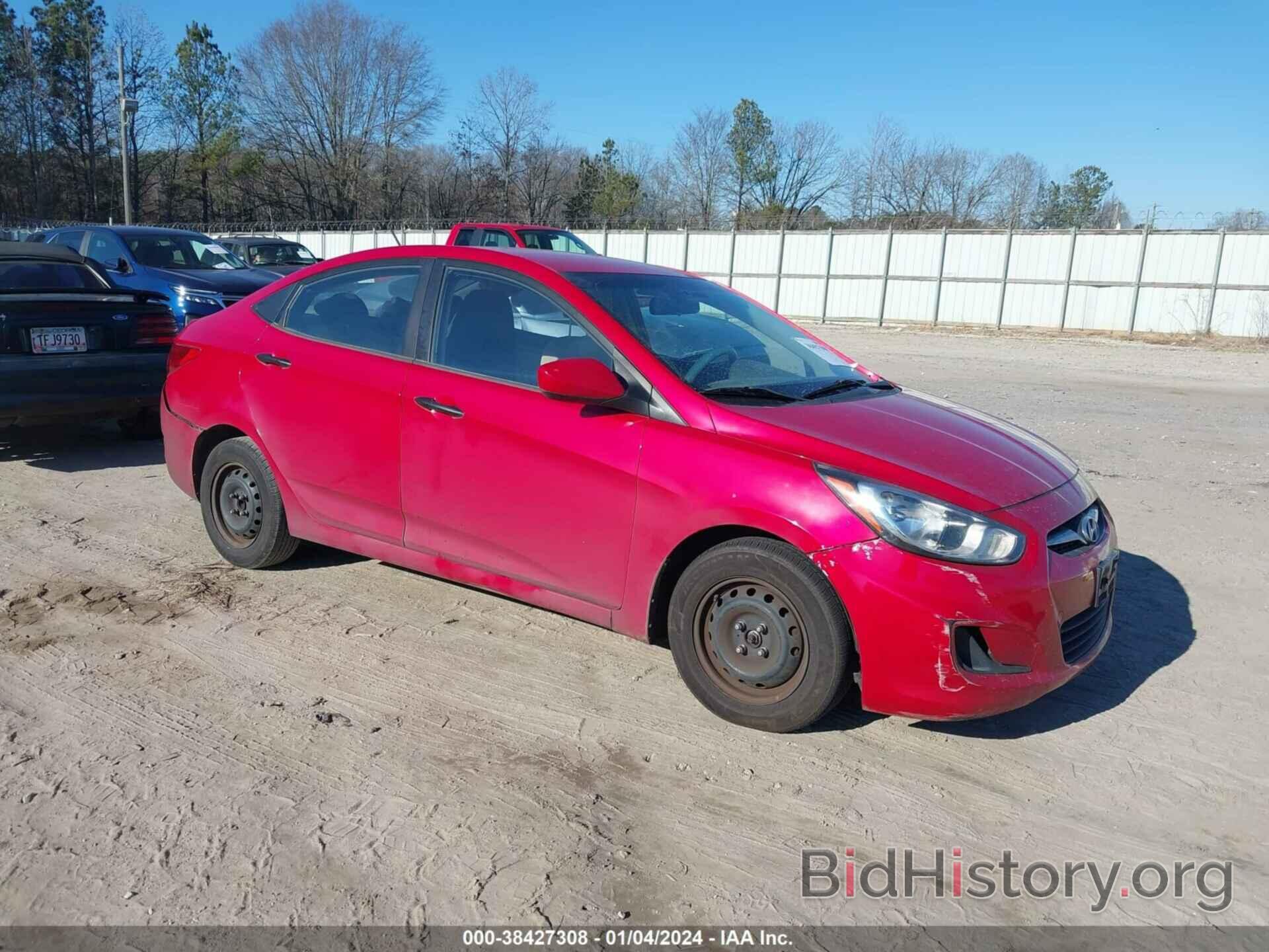 Photo KMHCT4AE1CU056236 - HYUNDAI ACCENT 2012