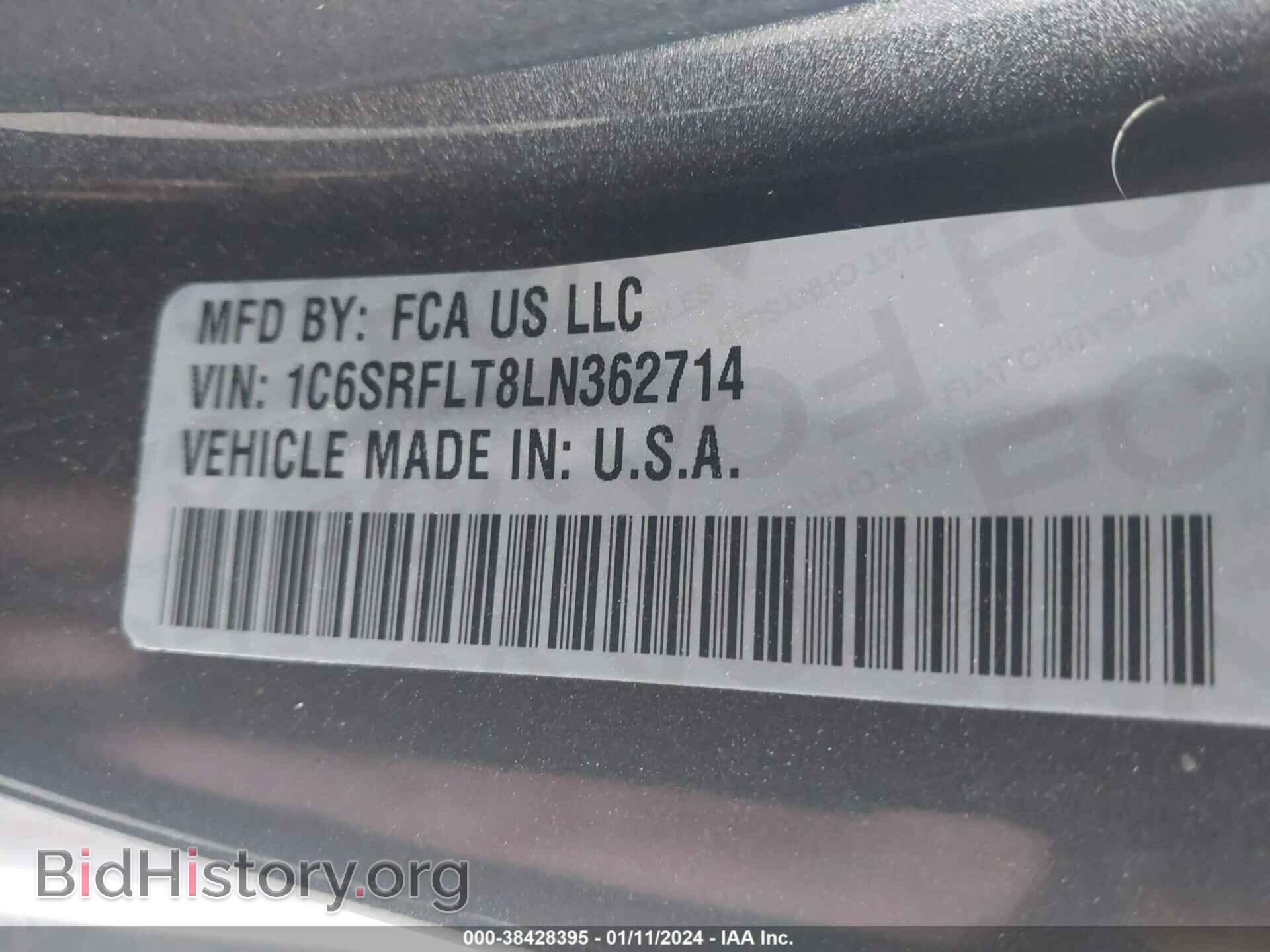 2020 RAM 1500 - VIN: 1C6SRFLT8LN362714 - Фото 9