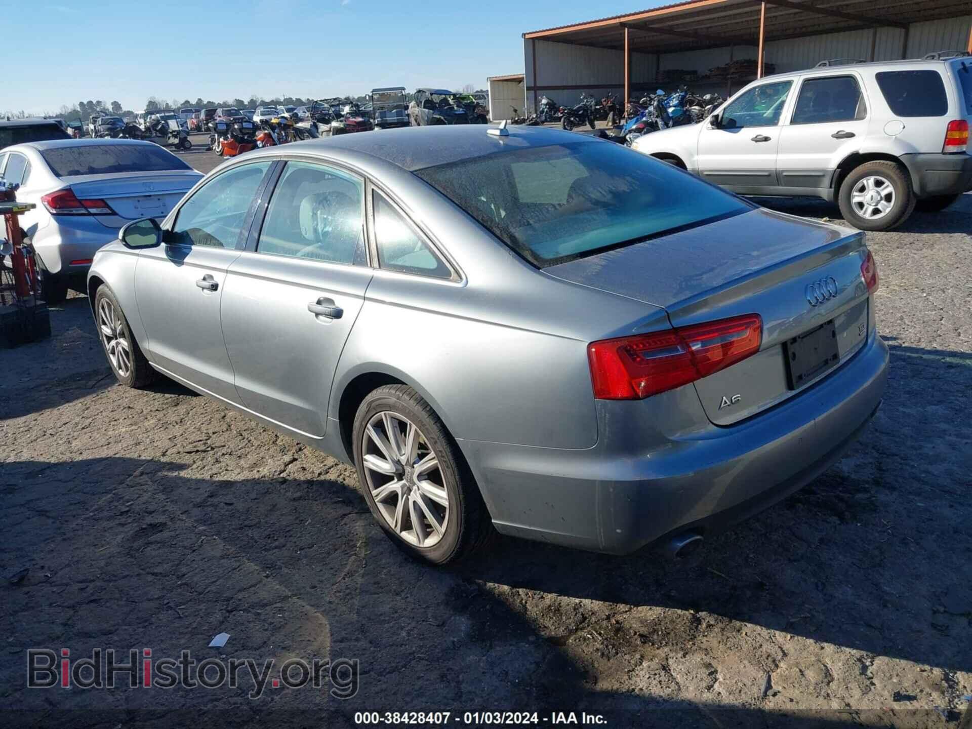2014 AUDI A6 - VIN: WAUFMAFC0EN032654 - Фото 3