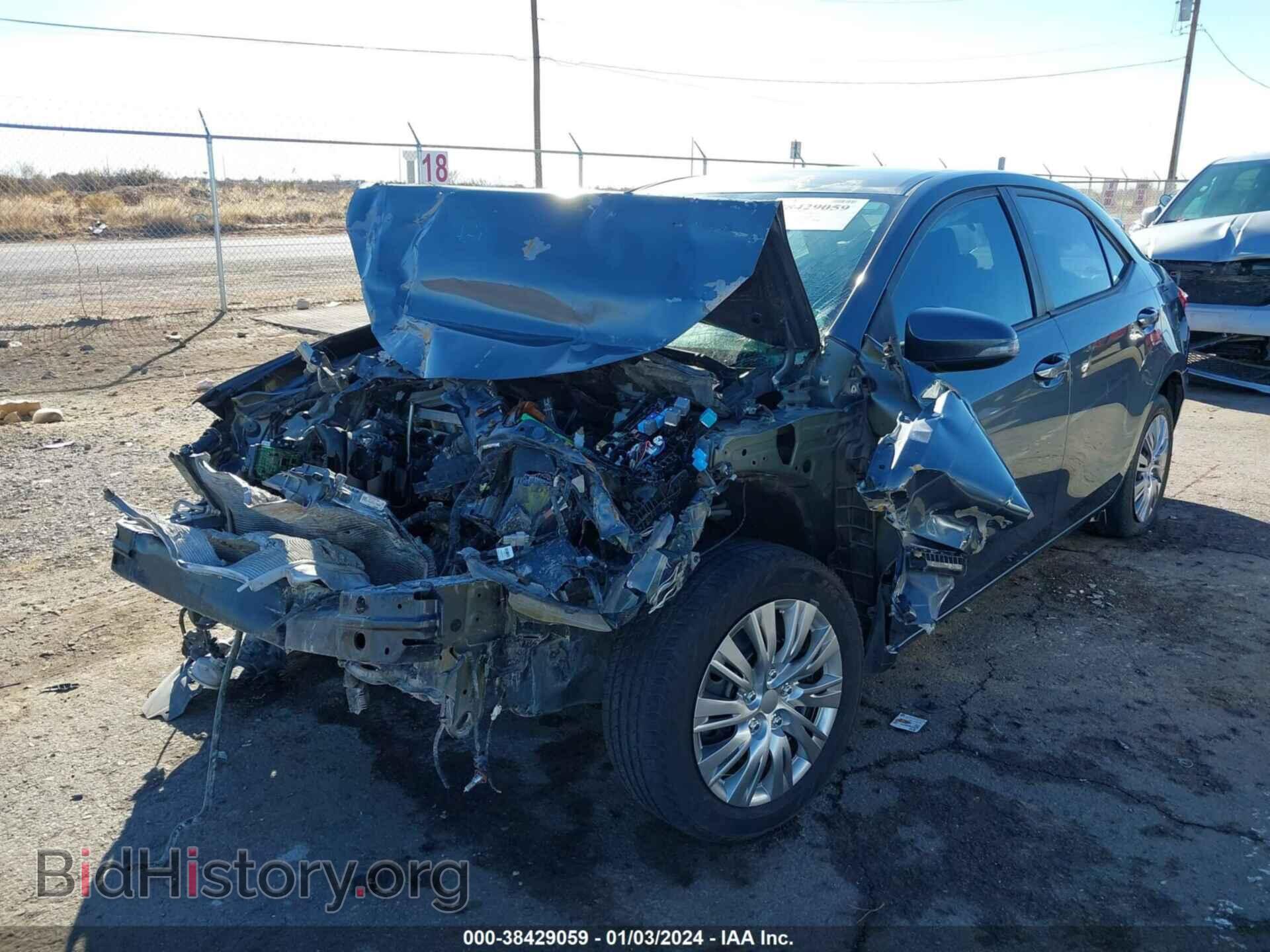 2015 TOYOTA COROLLA - VIN: 5YFBURHE2FP222961 - Фото 2