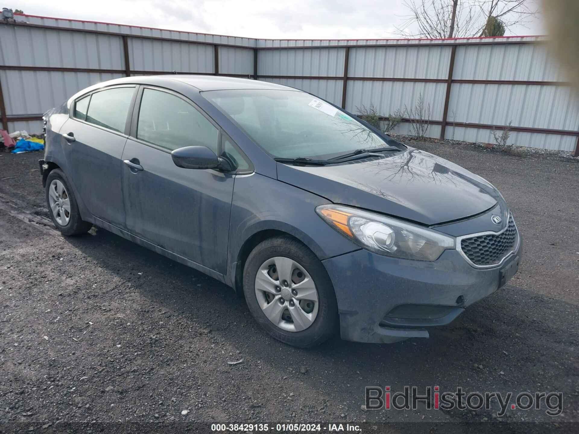 Photo KNAFK4A66G5609196 - KIA FORTE 2016