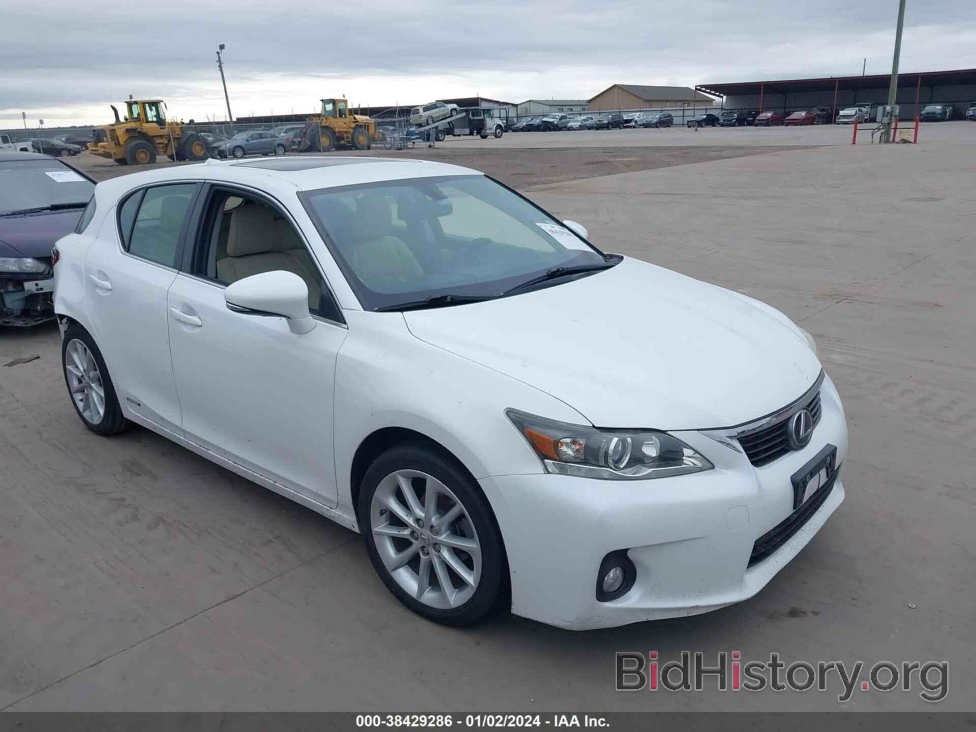 Фотография JTHKD5BH9C2055342 - LEXUS CT 200H 2012